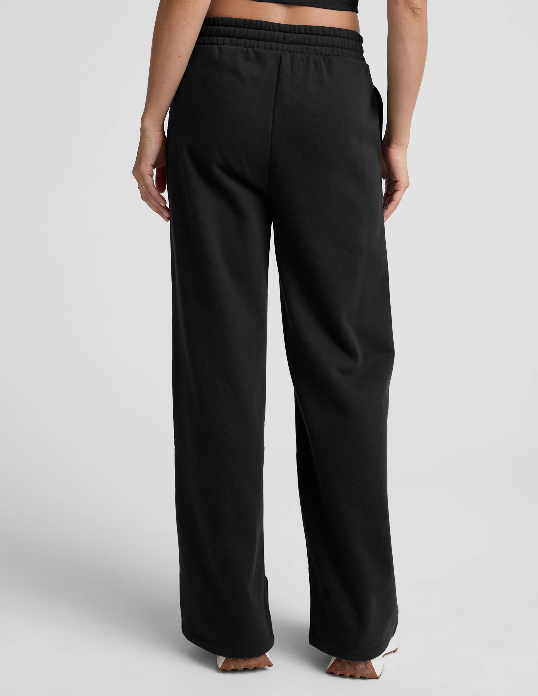 LuxeFleece™ Pintuck Wide Leg Pant - Image 4