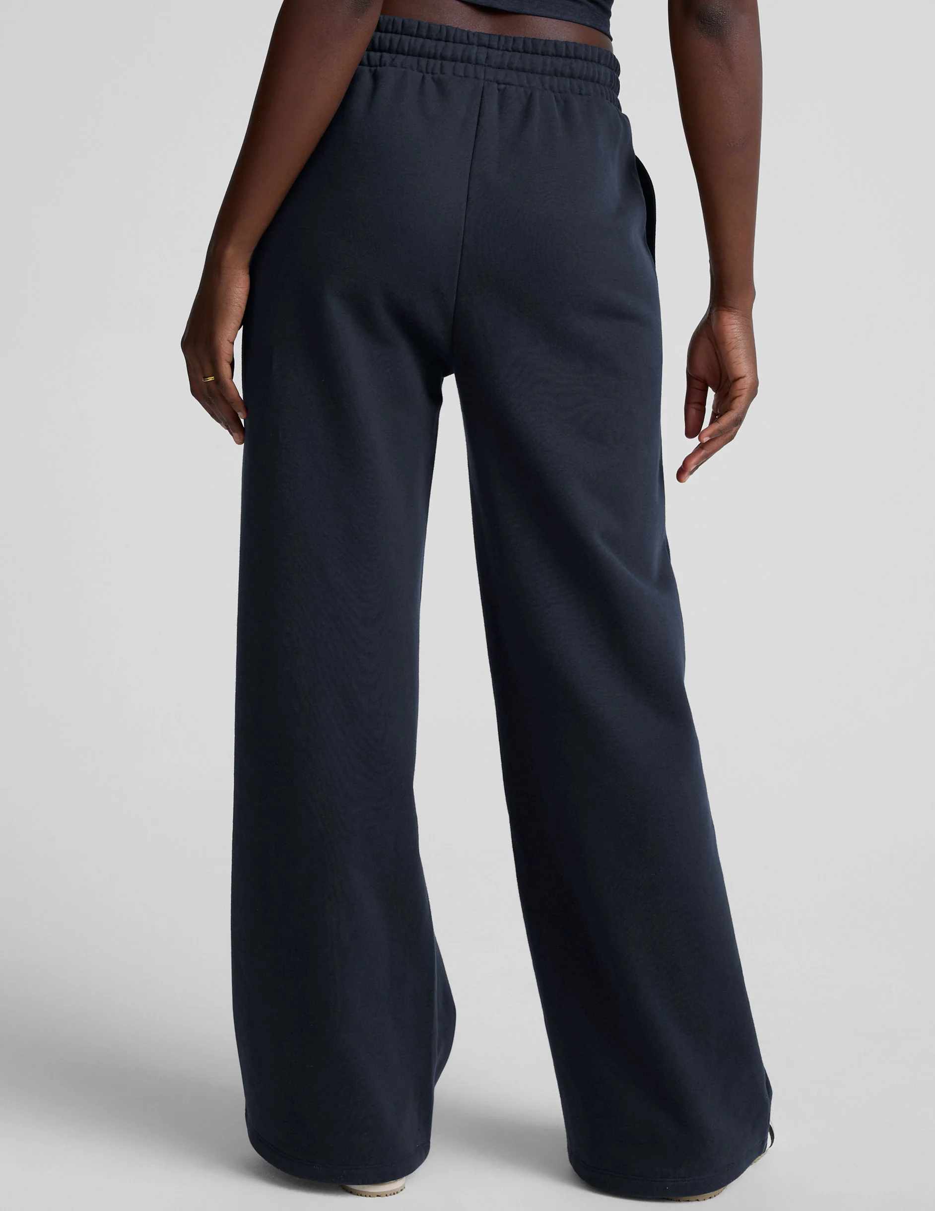 LuxeFleece™ Pintuck Wide Leg Pant - Image 4