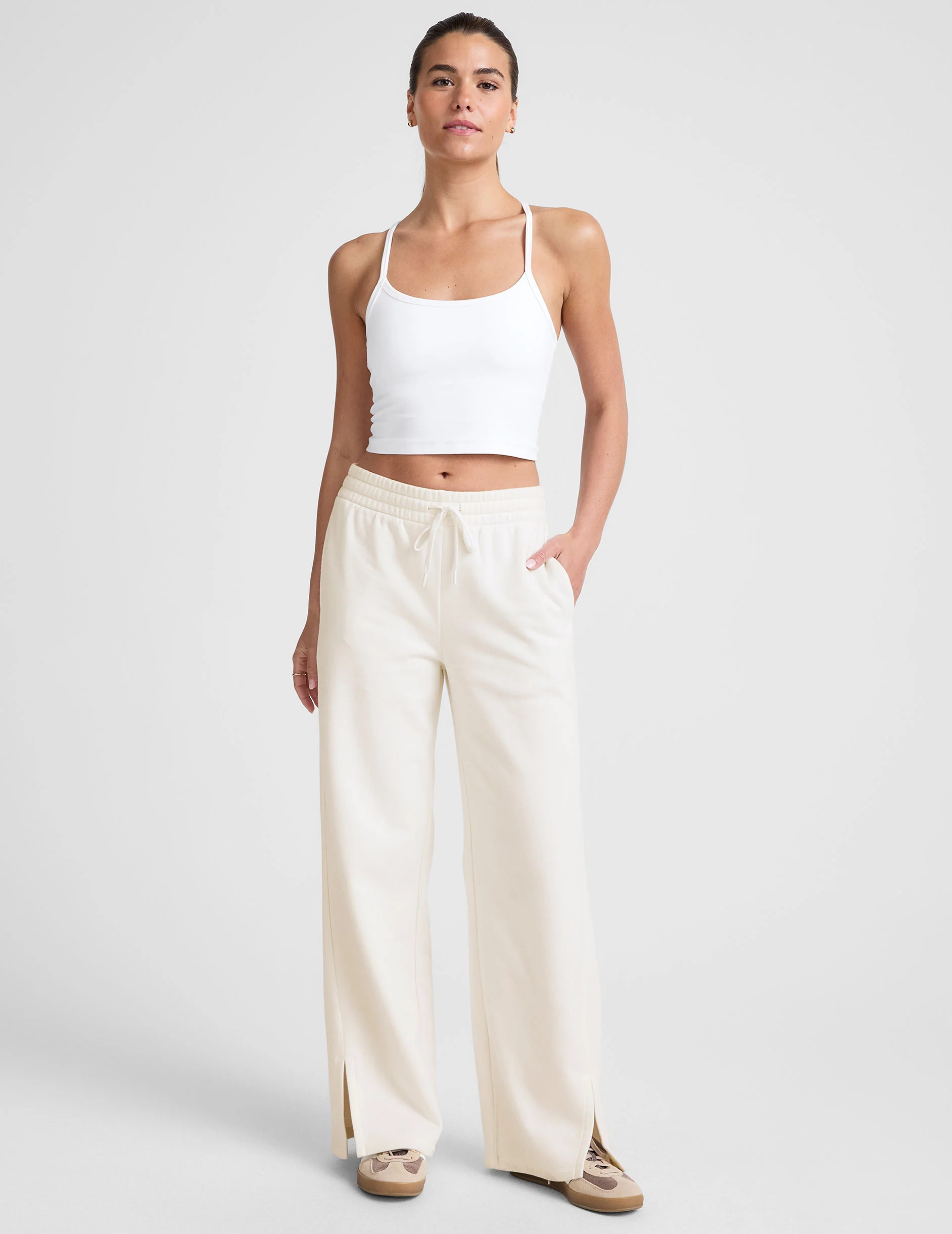 LuxeFleece™ Wide Leg Pant 31" - Image 2