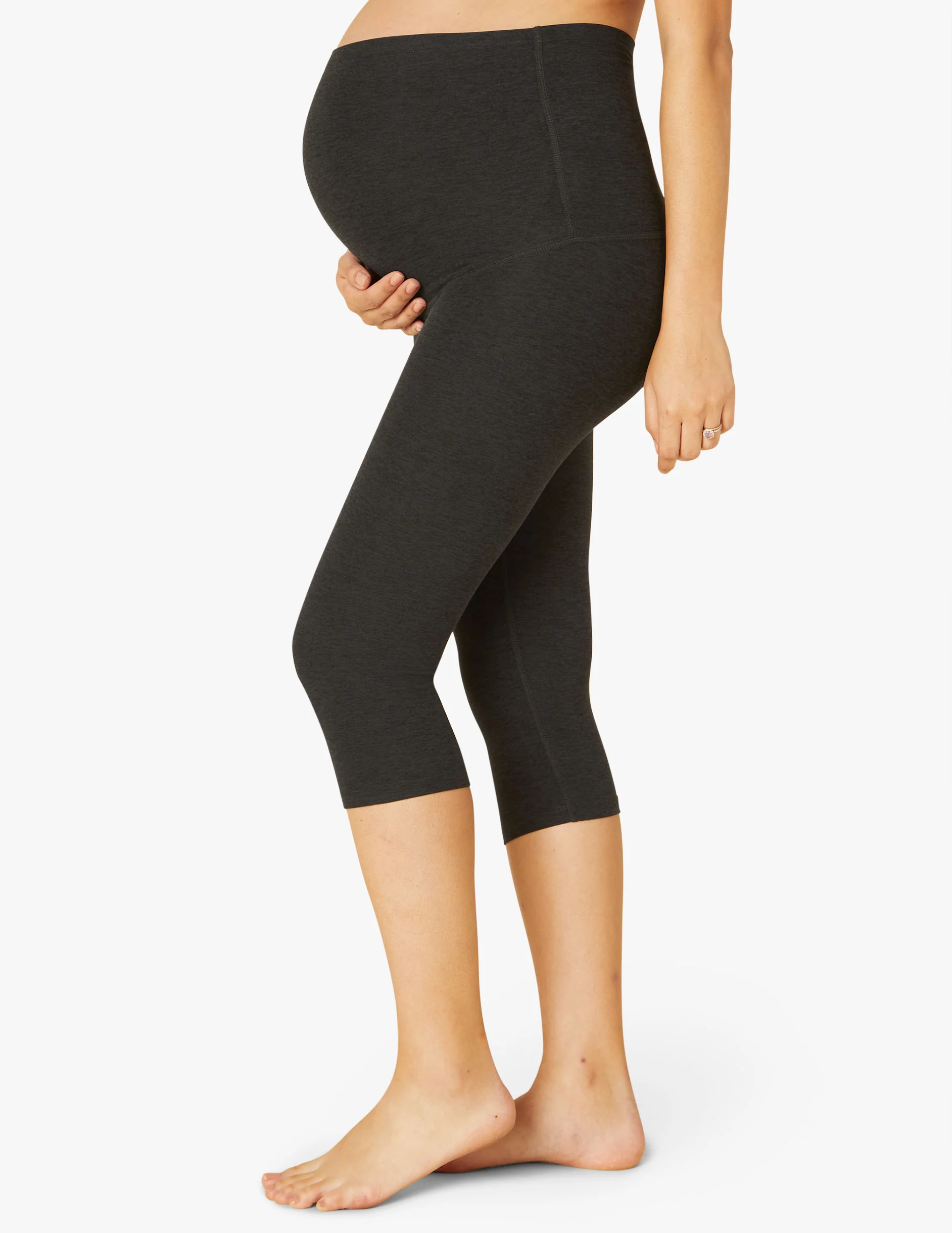 Spacedye™ Glow and Grow Maternity Pedal Pusher Legging - Image 3