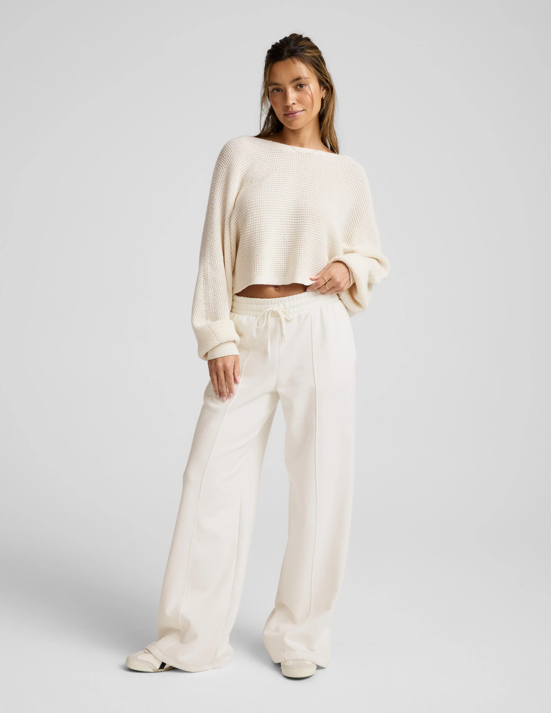Ready For Barre Cropped Sweater - Image 2