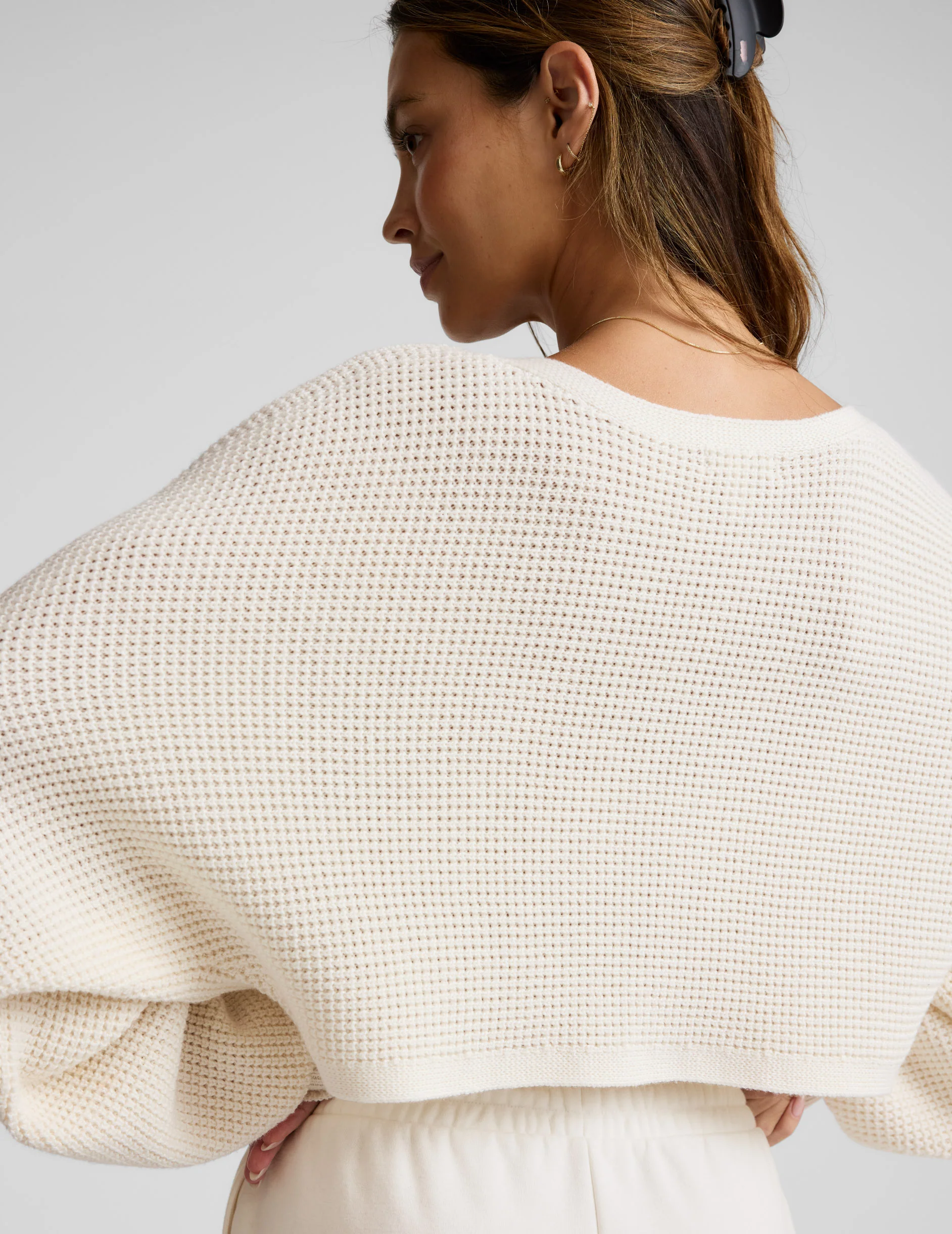 Ready For Barre Cropped Sweater - Image 3