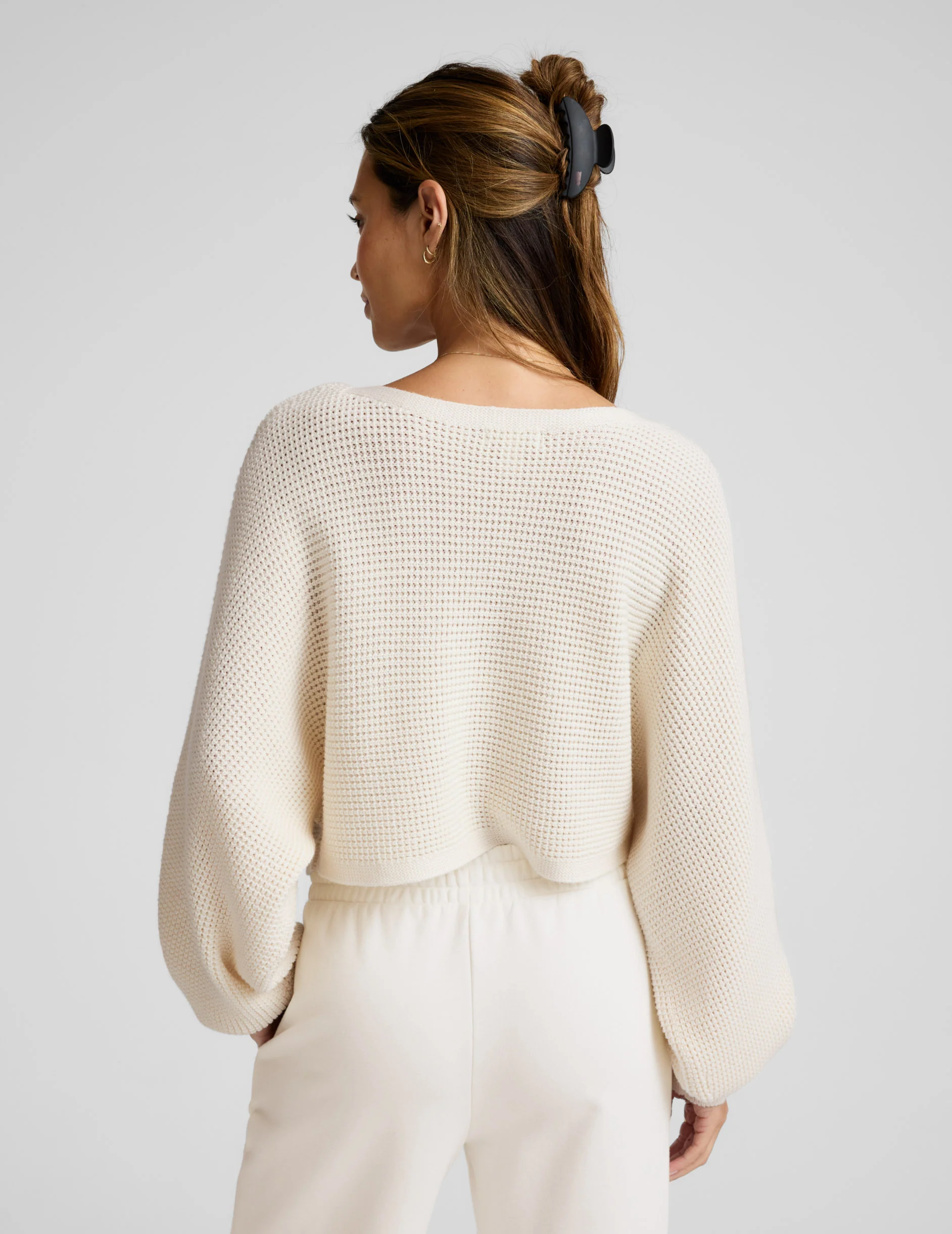 Ready For Barre Cropped Sweater - Image 4