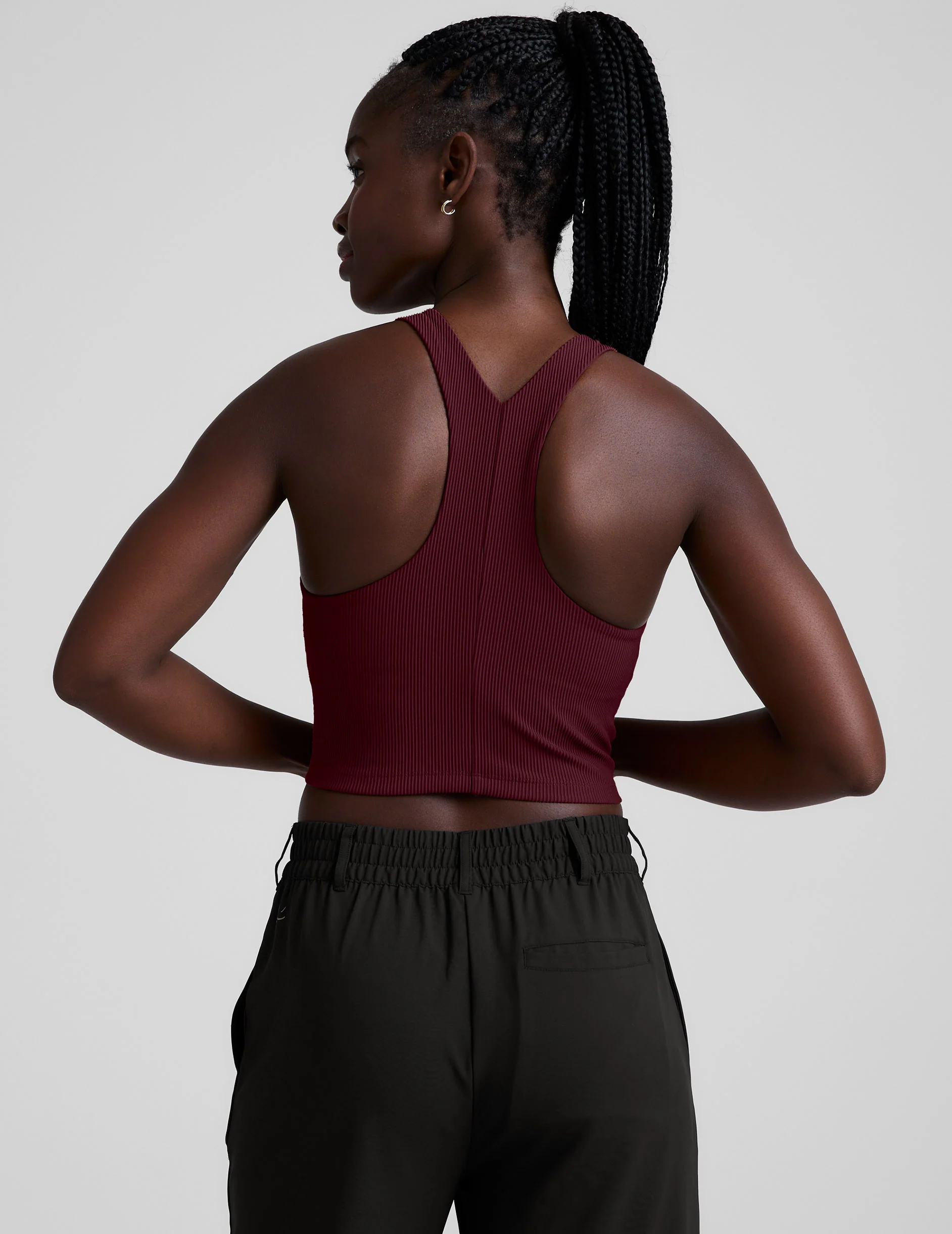 Refocus Ribbed Cropped Tank - Image 4