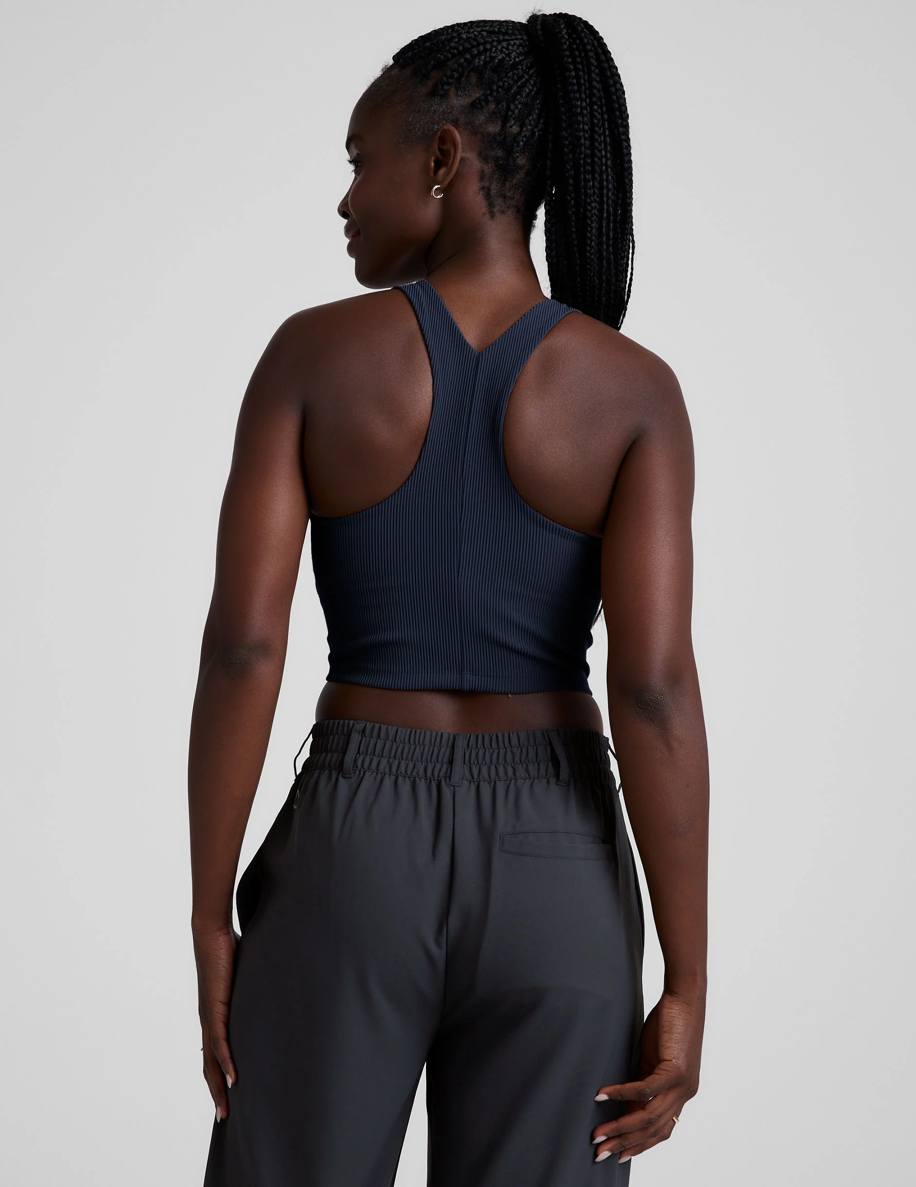 Refocus Ribbed Cropped Tank - Image 3
