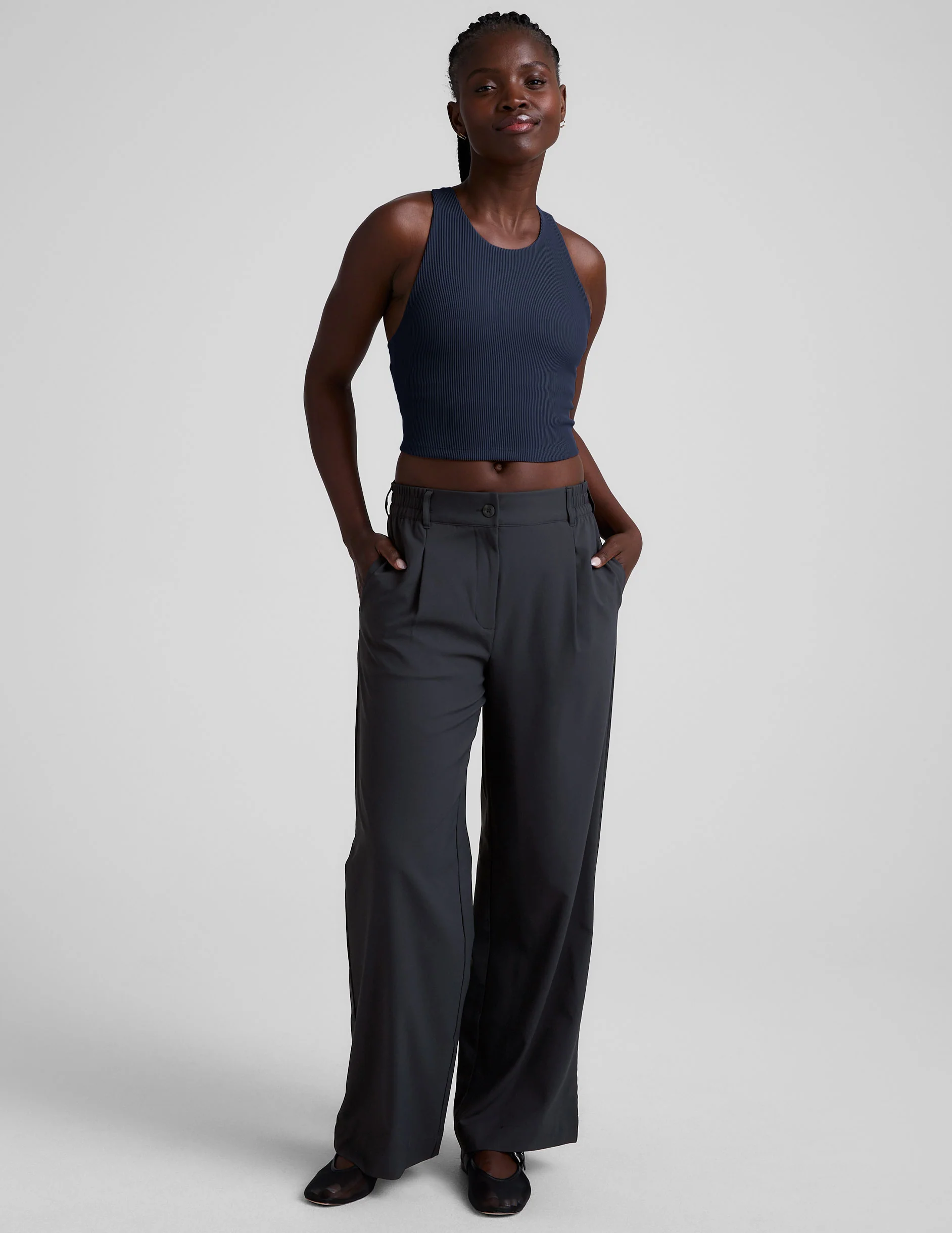 Refocus Ribbed Cropped Tank - Image 4