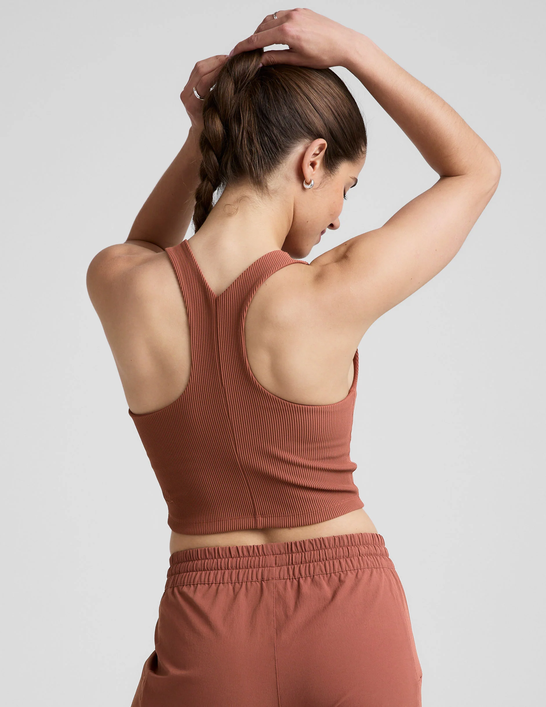 Refocus Ribbed Cropped Tank - Image 3