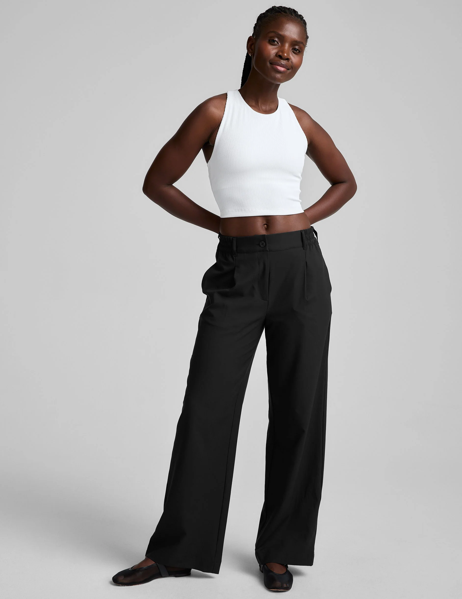 Refocus Ribbed Cropped Tank - Image 5