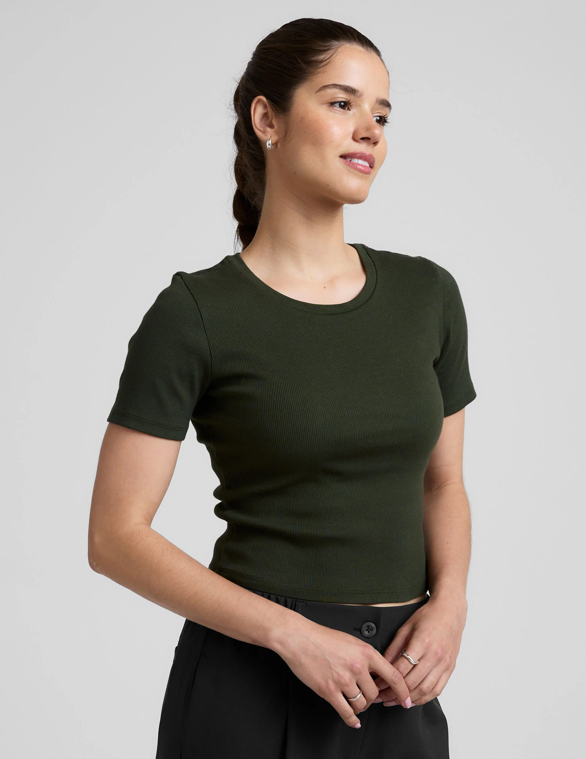 Rib Baby Tee - Image 2