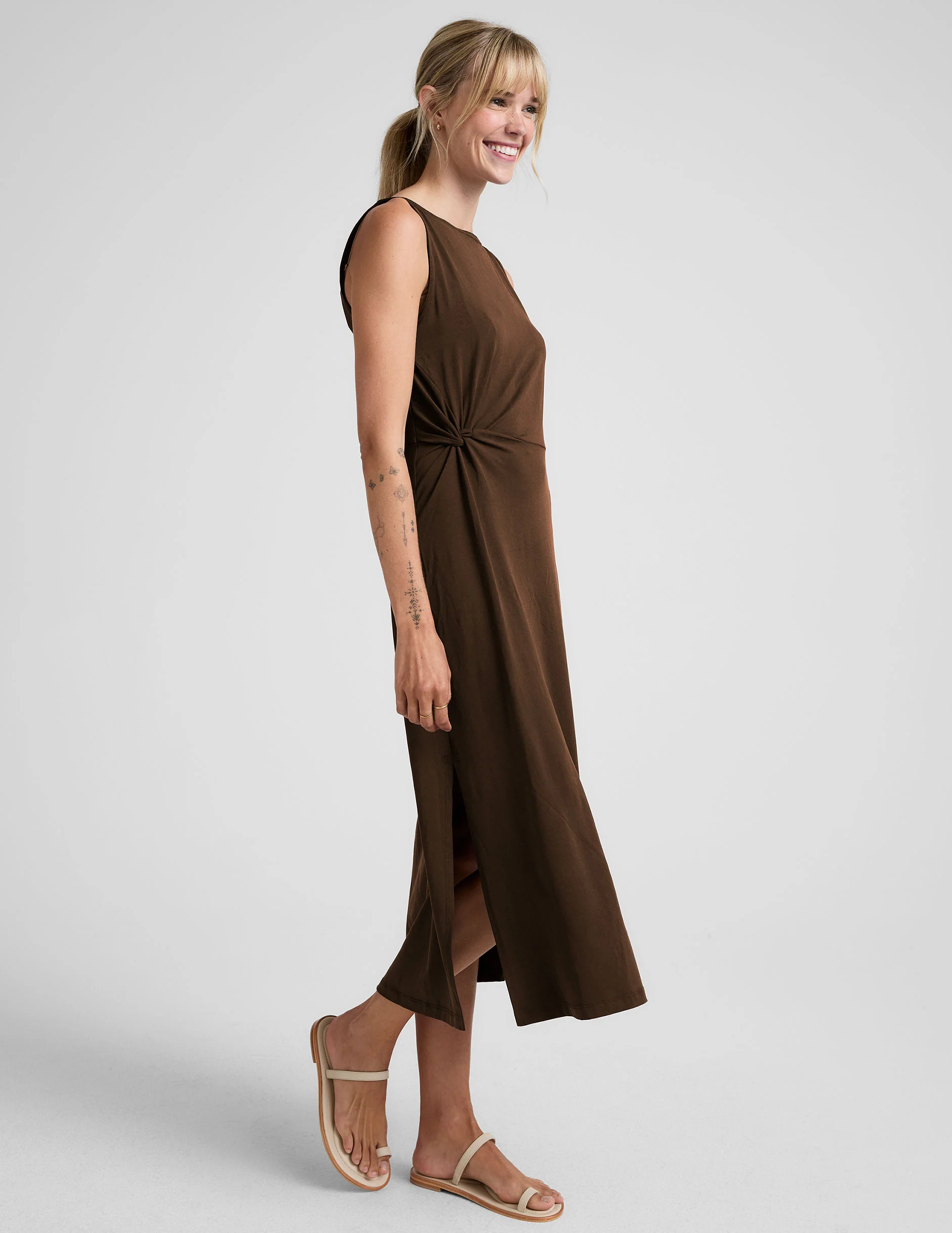 Rotation Side Twist Midi Dress - Image 4