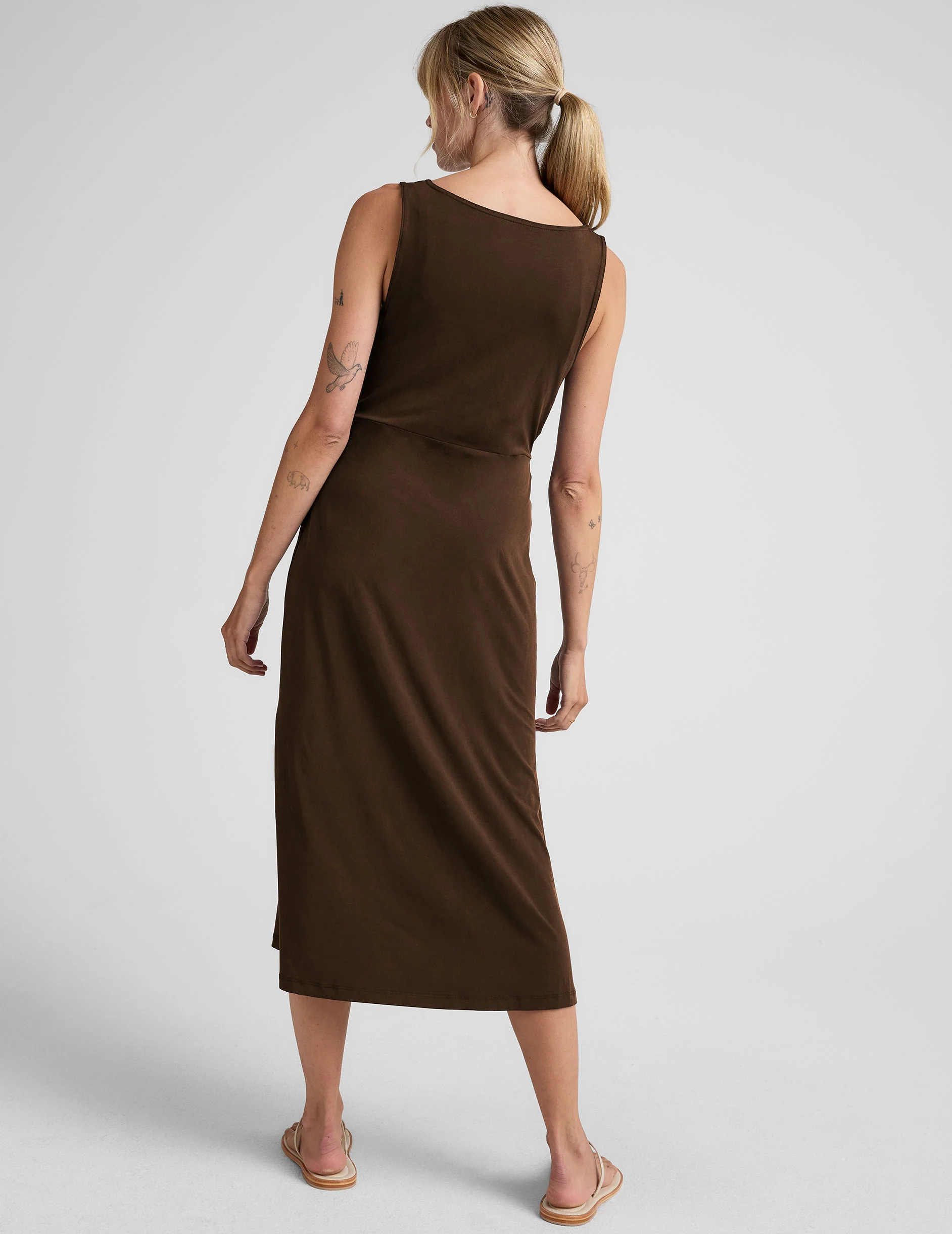Rotation Side Twist Midi Dress - Image 5