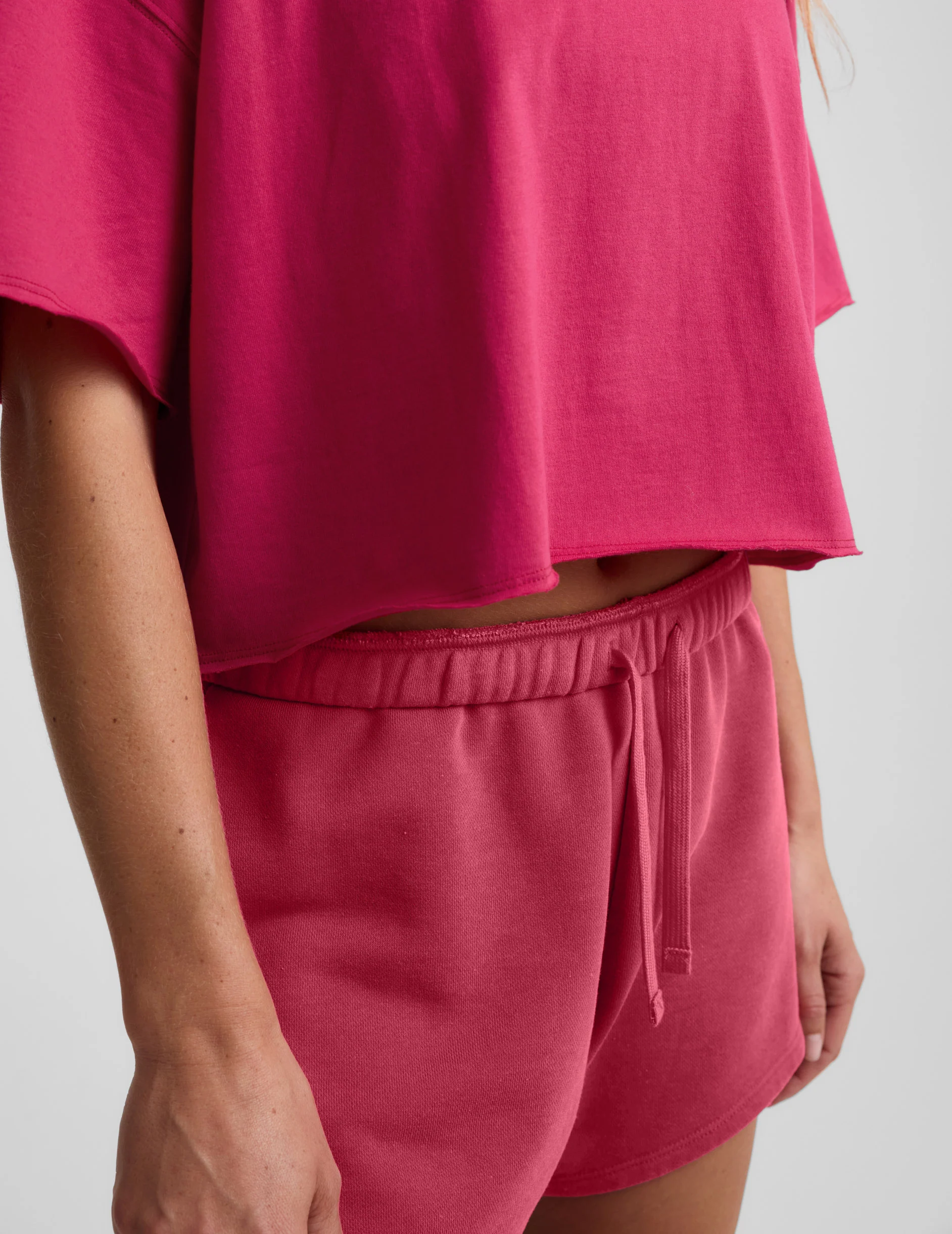 SoftKnit Better Than Ever Cropped Cotton Tee - Image 2