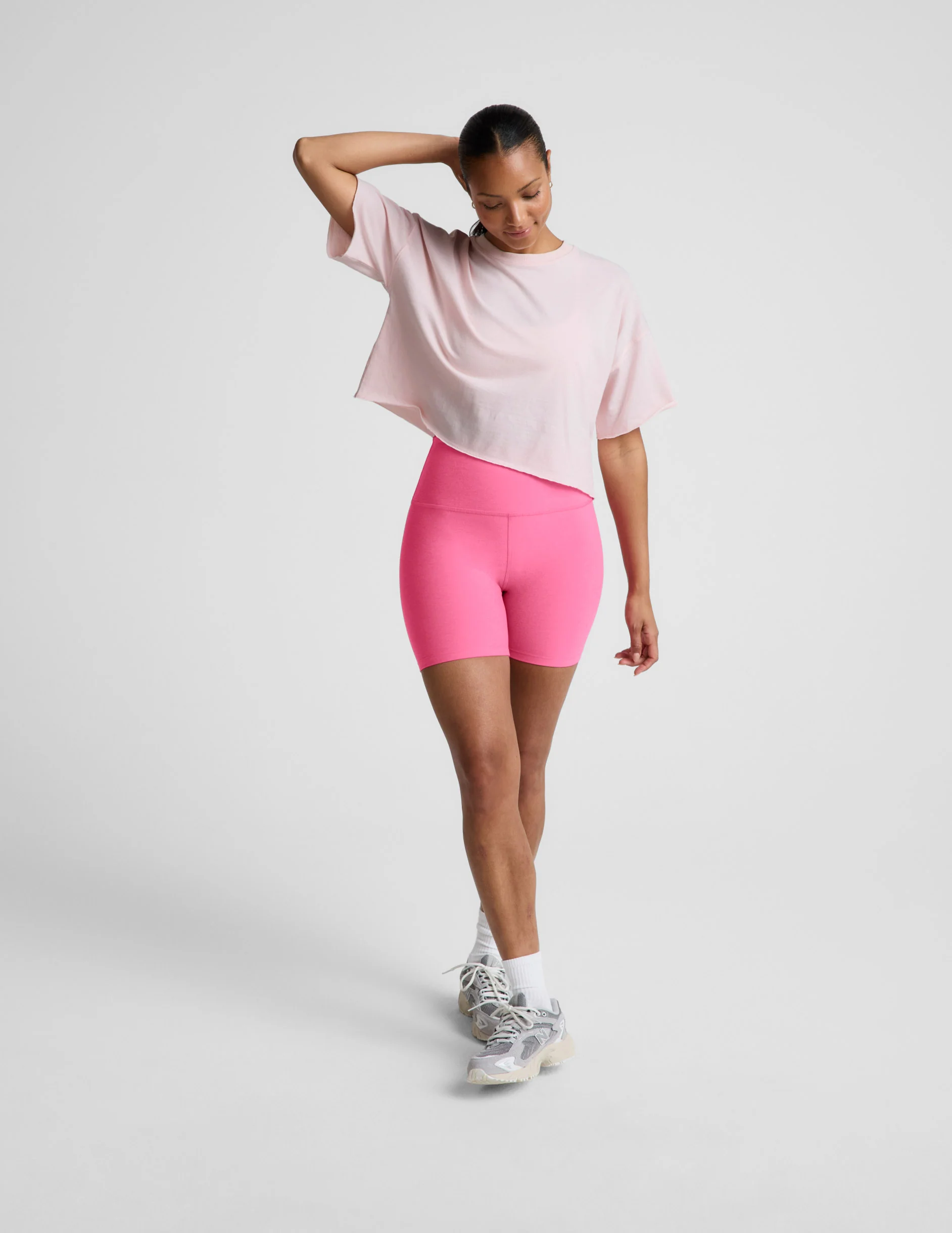 SoftKnit Better Than Ever Cropped Cotton Tee - Image 2