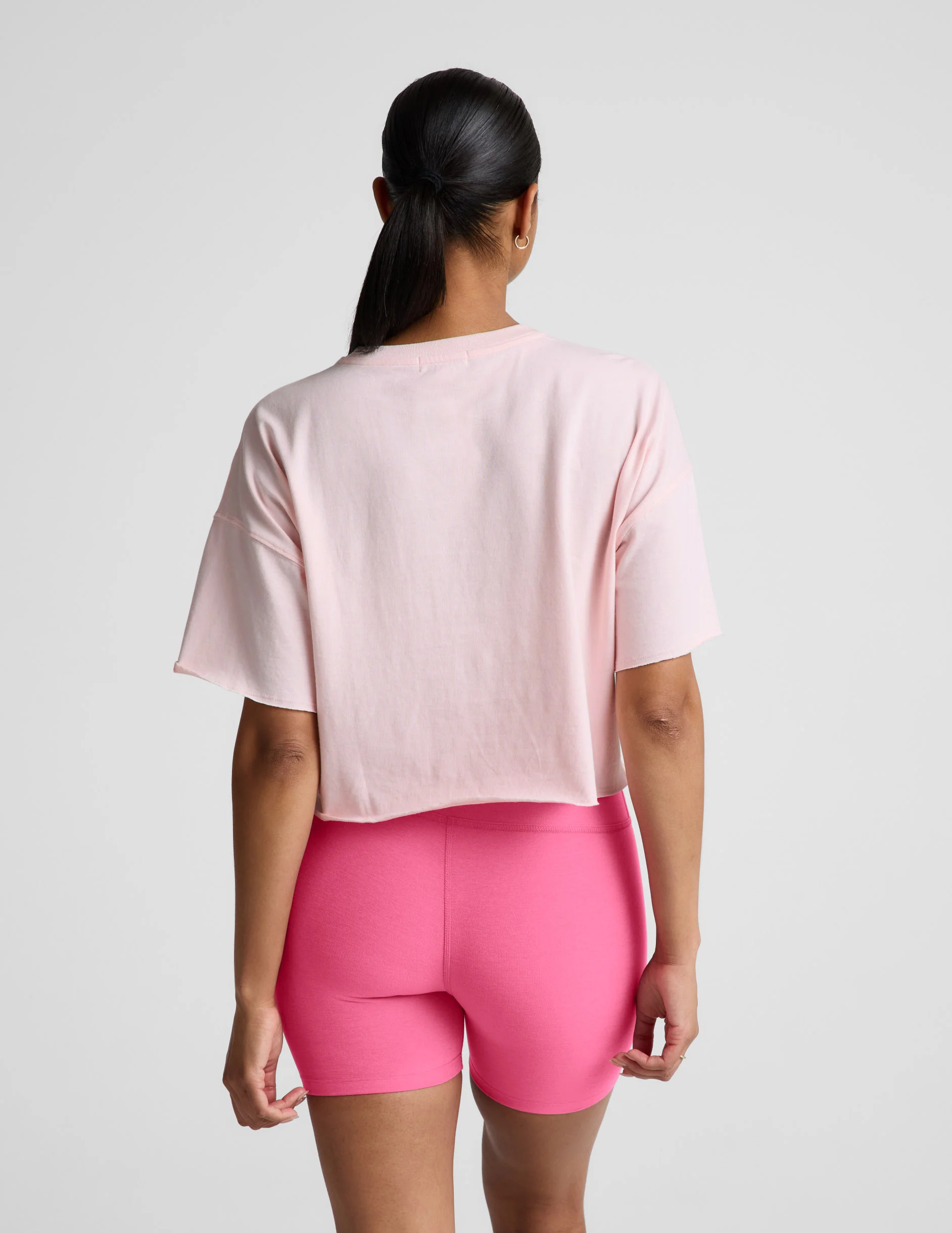 SoftKnit Better Than Ever Cropped Cotton Tee - Image 3