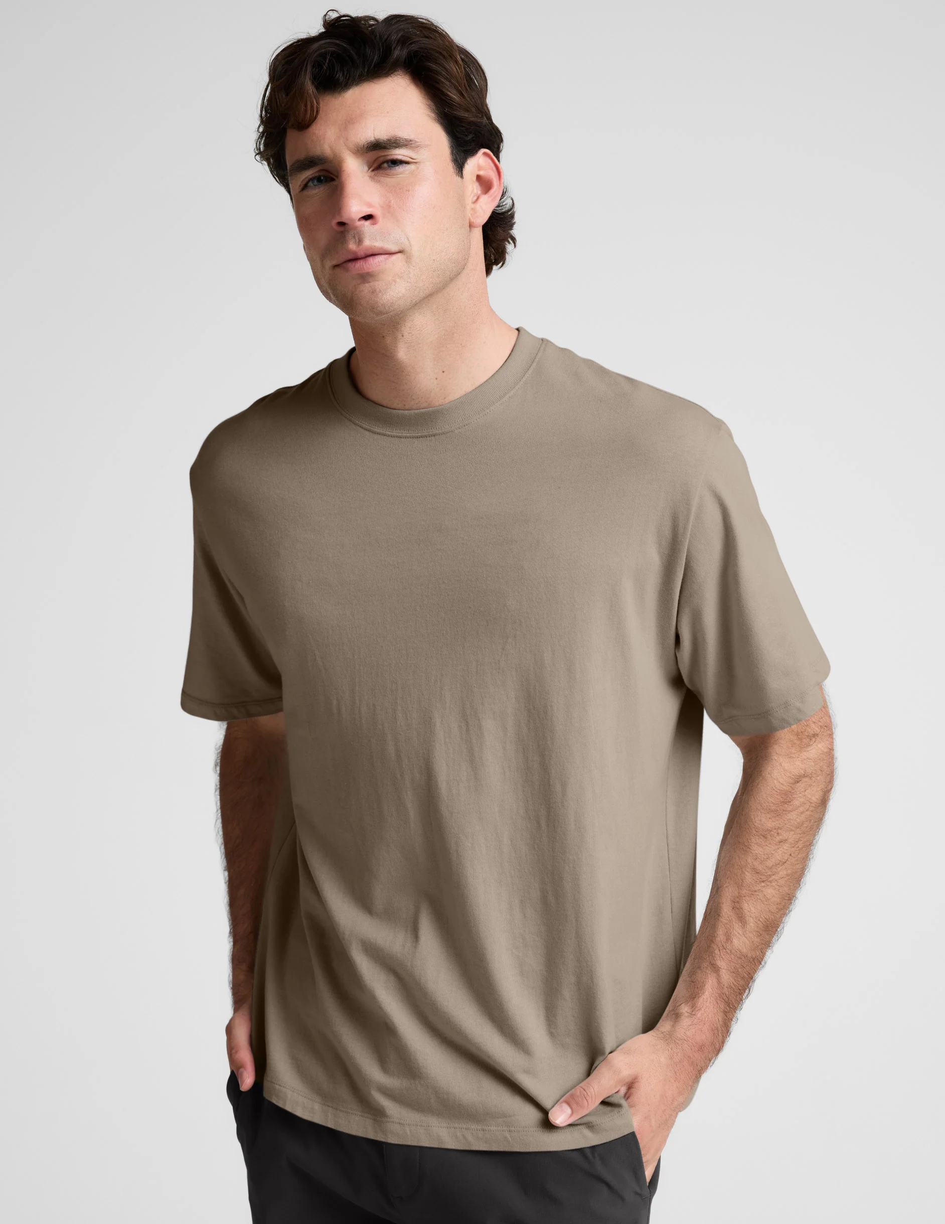 SoftKnit Men's Cotton Tee - Image 2