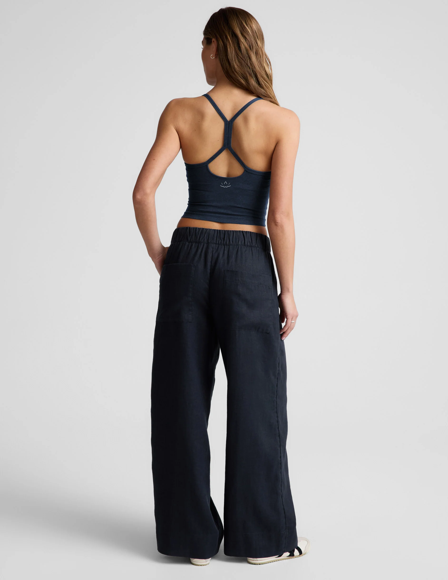 SoftWash Linen Easy Wide Leg Pant 29" - Image 4