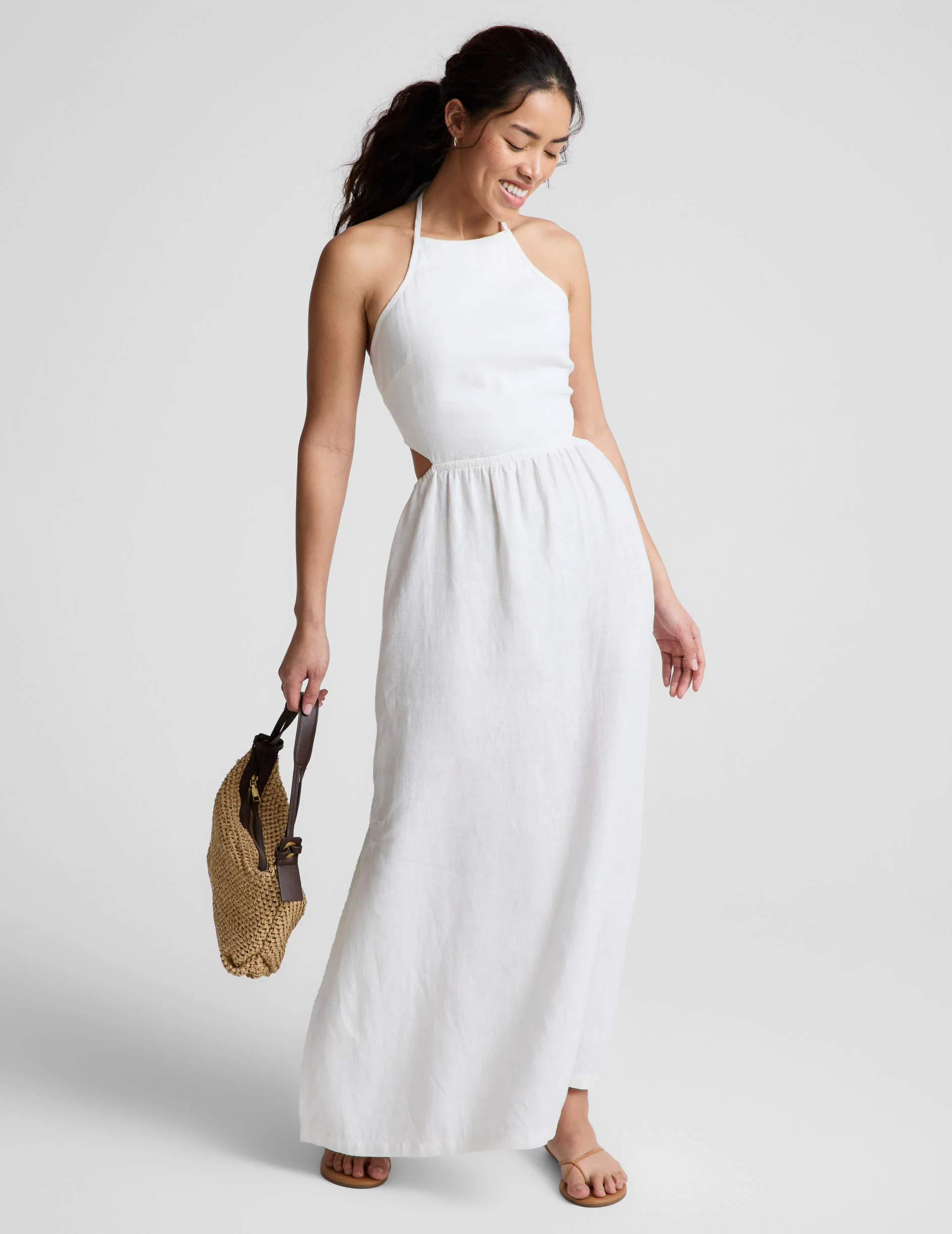 SoftWash Linen Halter Dress - Image 6