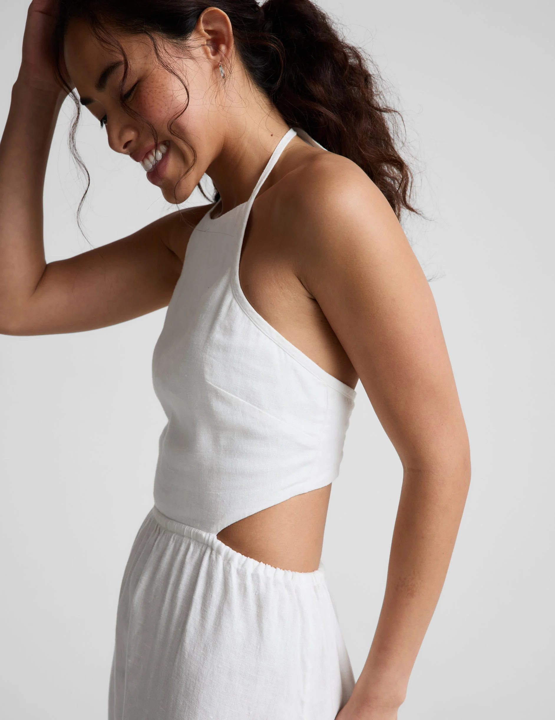 SoftWash Linen Halter Dress - Image 8