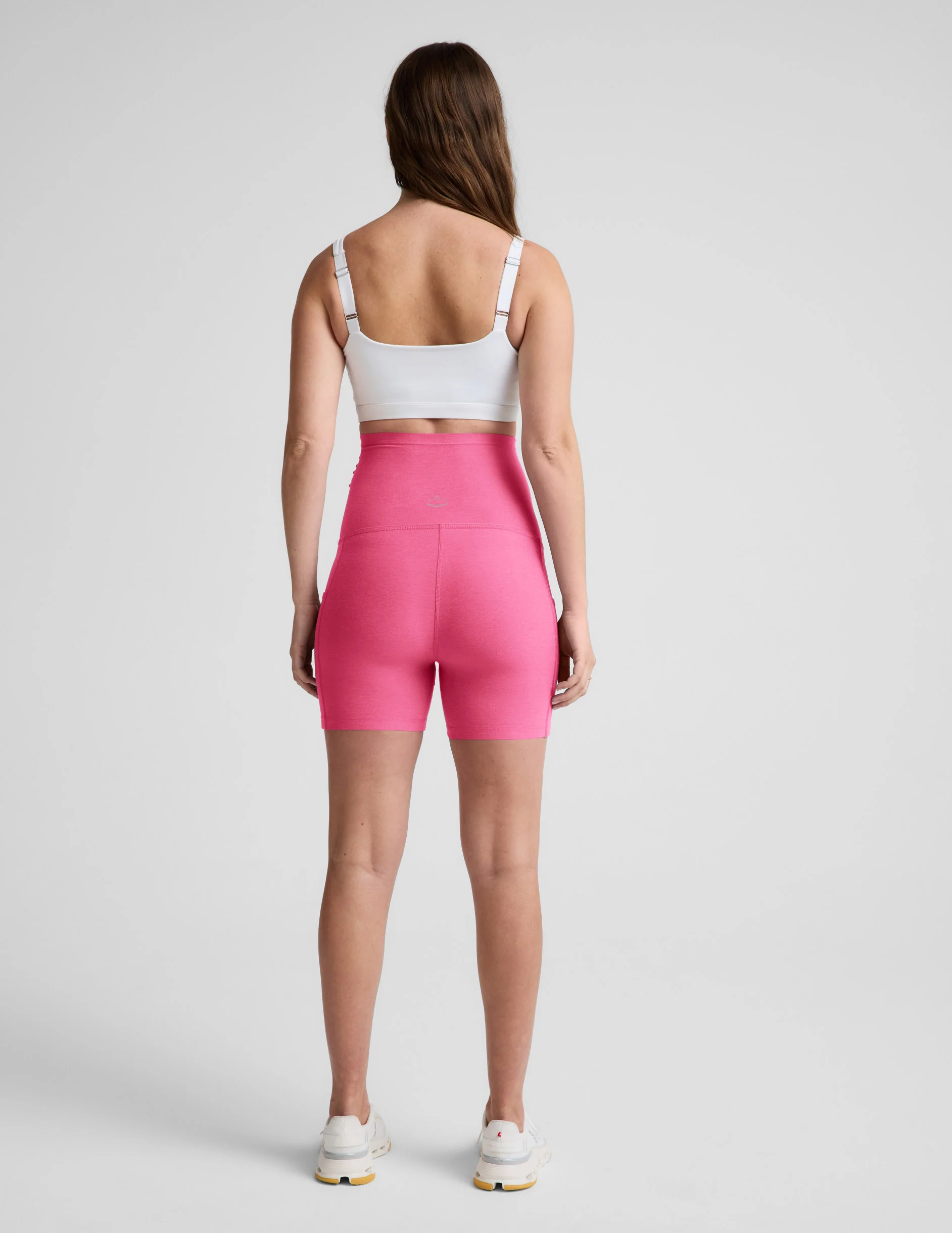 Spacedye™ Keep Pace 5" Maternity Pocket Biker Short - Image 3