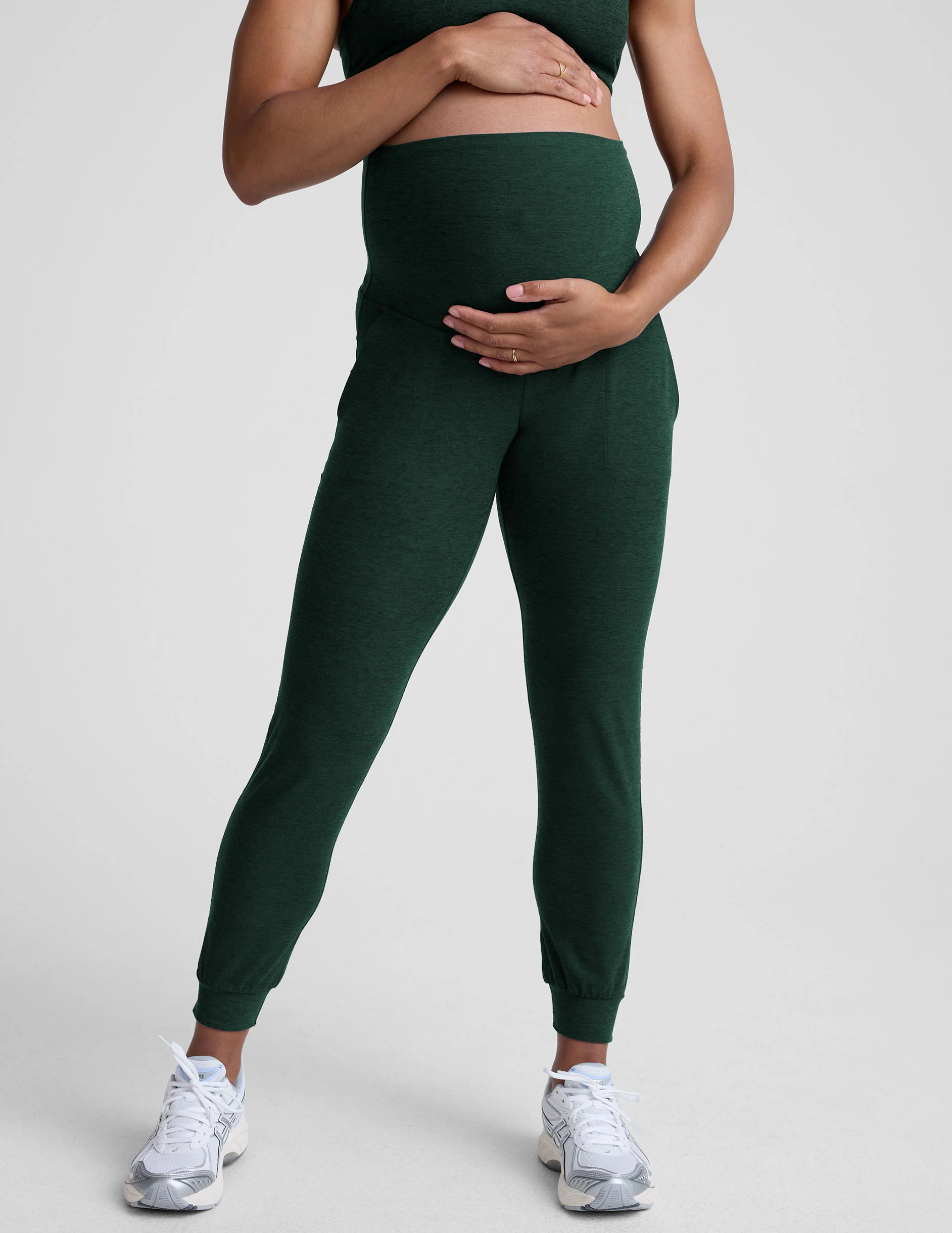 Spacedye™ Beyond the Bump Maternity Midi Jogger - Image 3