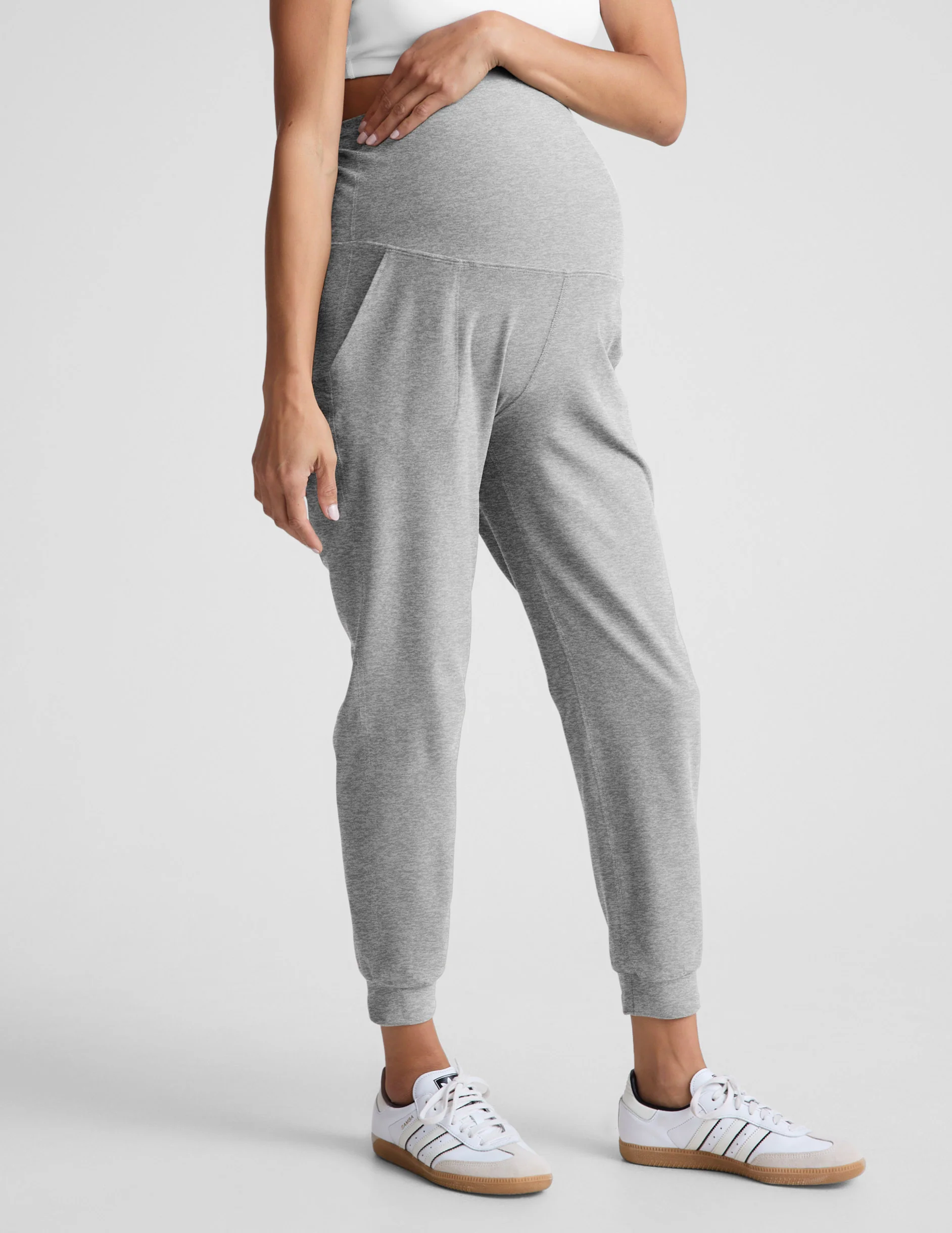 Spacedye™ Beyond the Bump Maternity Midi Jogger - Image 2