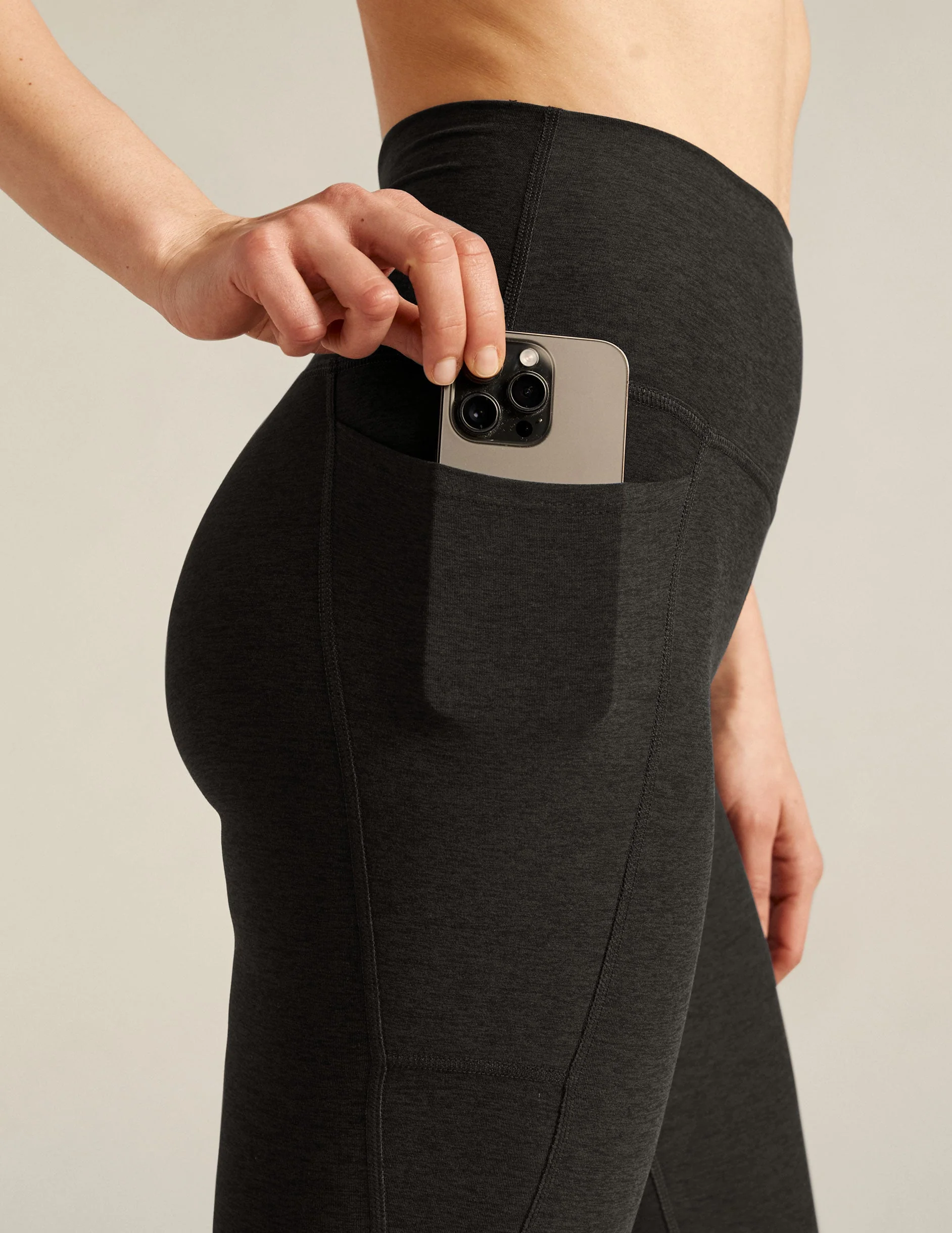 Spacedye™ High Waisted Pocket Pedal Pusher Legging - Image 5