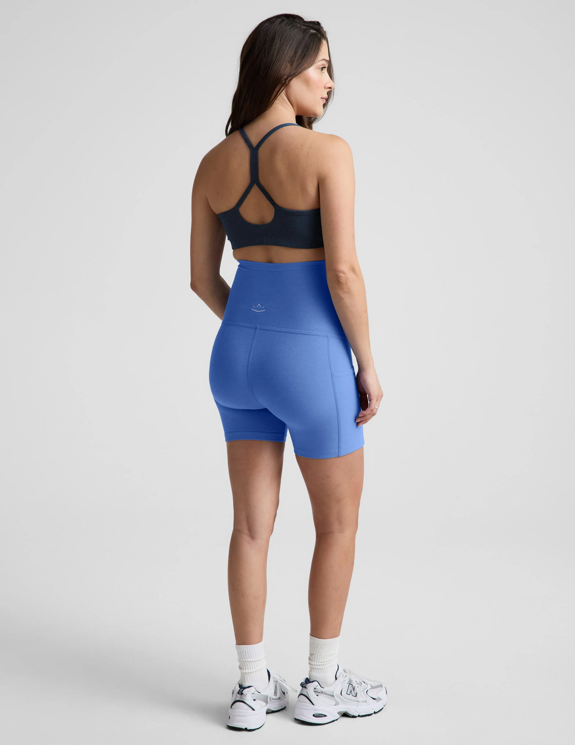Spacedye™ Keep Pace 5" Maternity Pocket Biker Short - Image 4