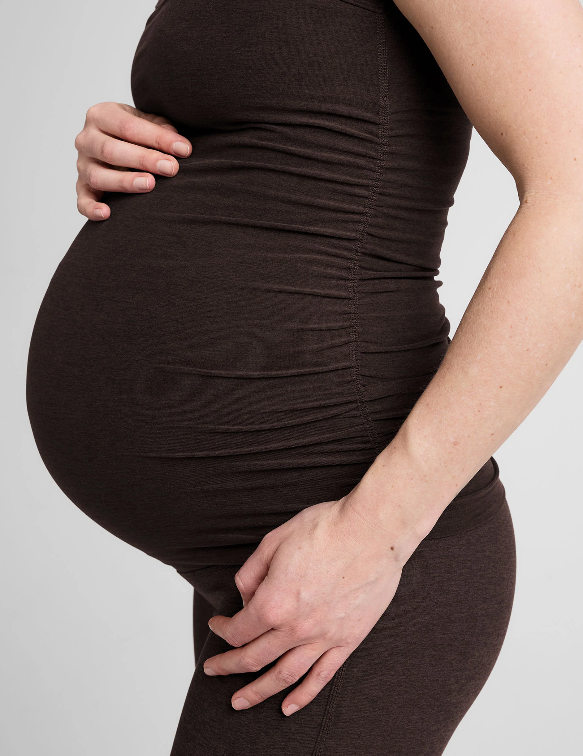 Spacedye™ Keep Your Cool Maternity Slim Racerback Tank - Image 4