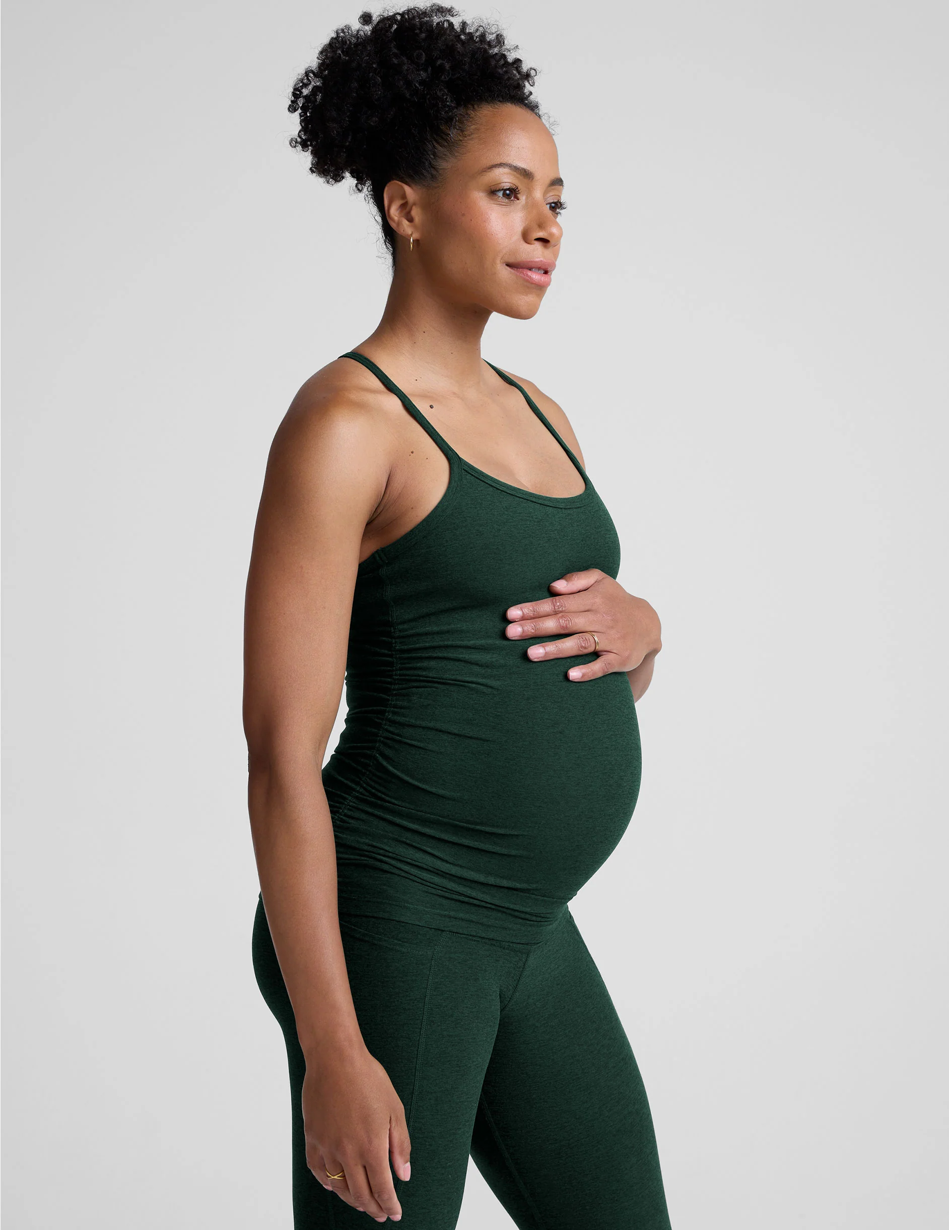 Spacedye™ Keep Your Cool Maternity Slim Racerback Tank - Image 4