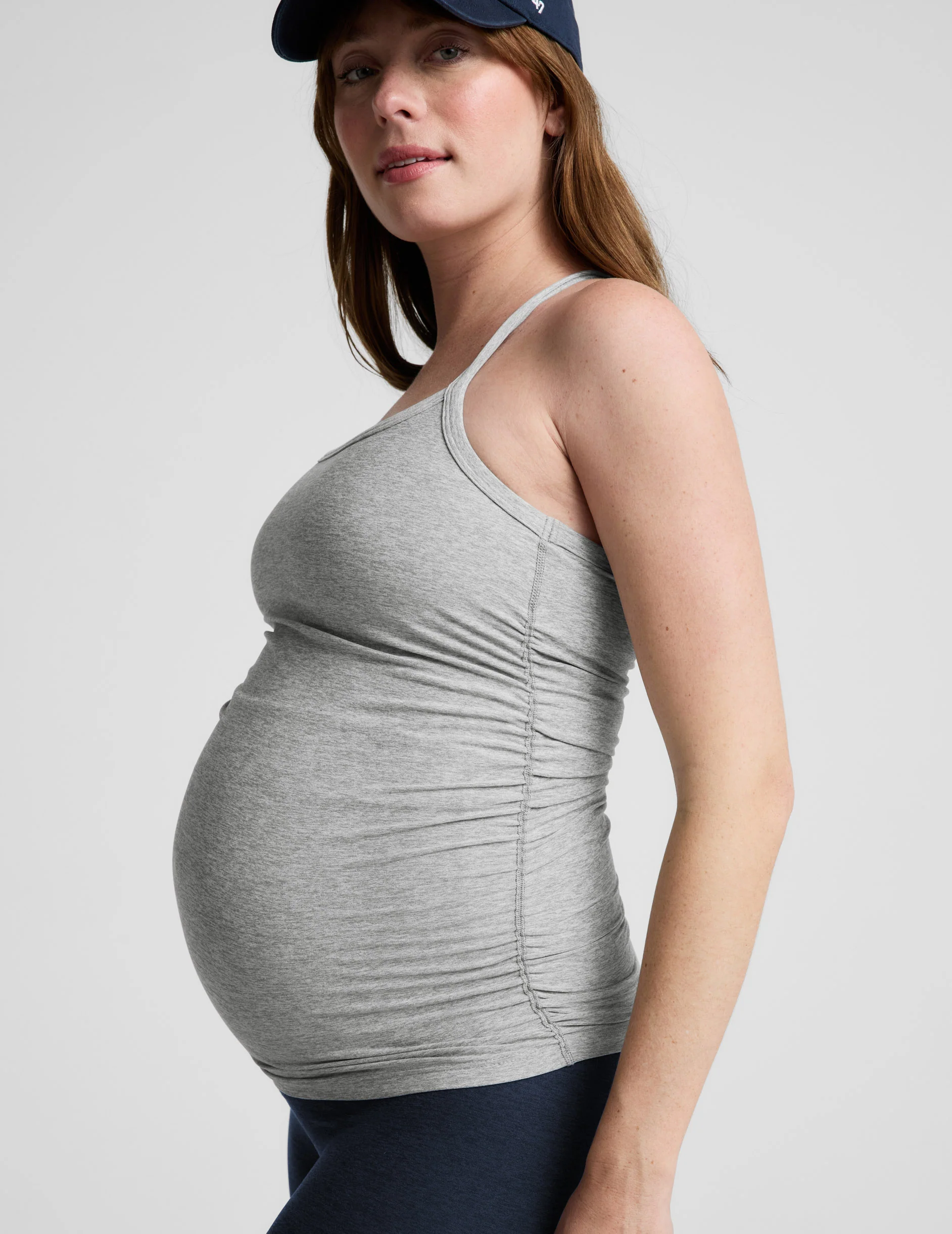 Spacedye™ Keep Your Cool Maternity Slim Racerback Tank - Image 2