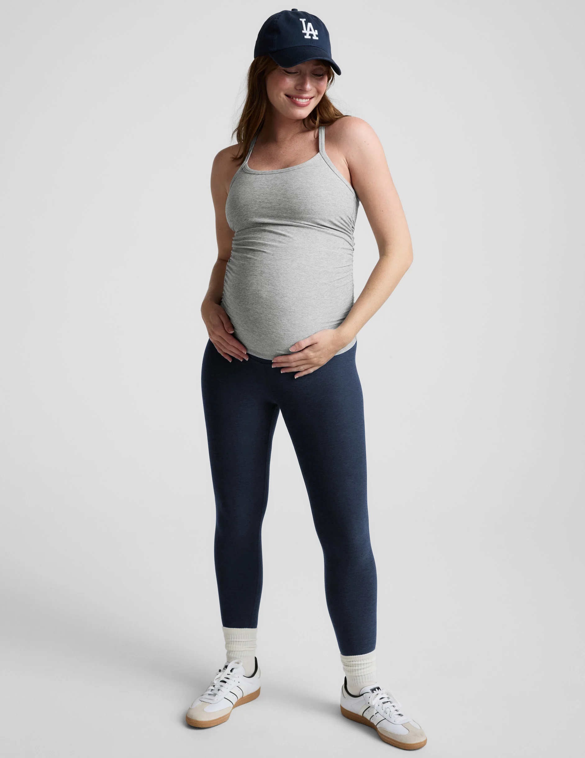 Spacedye™ Keep Your Cool Maternity Slim Racerback Tank - Image 4