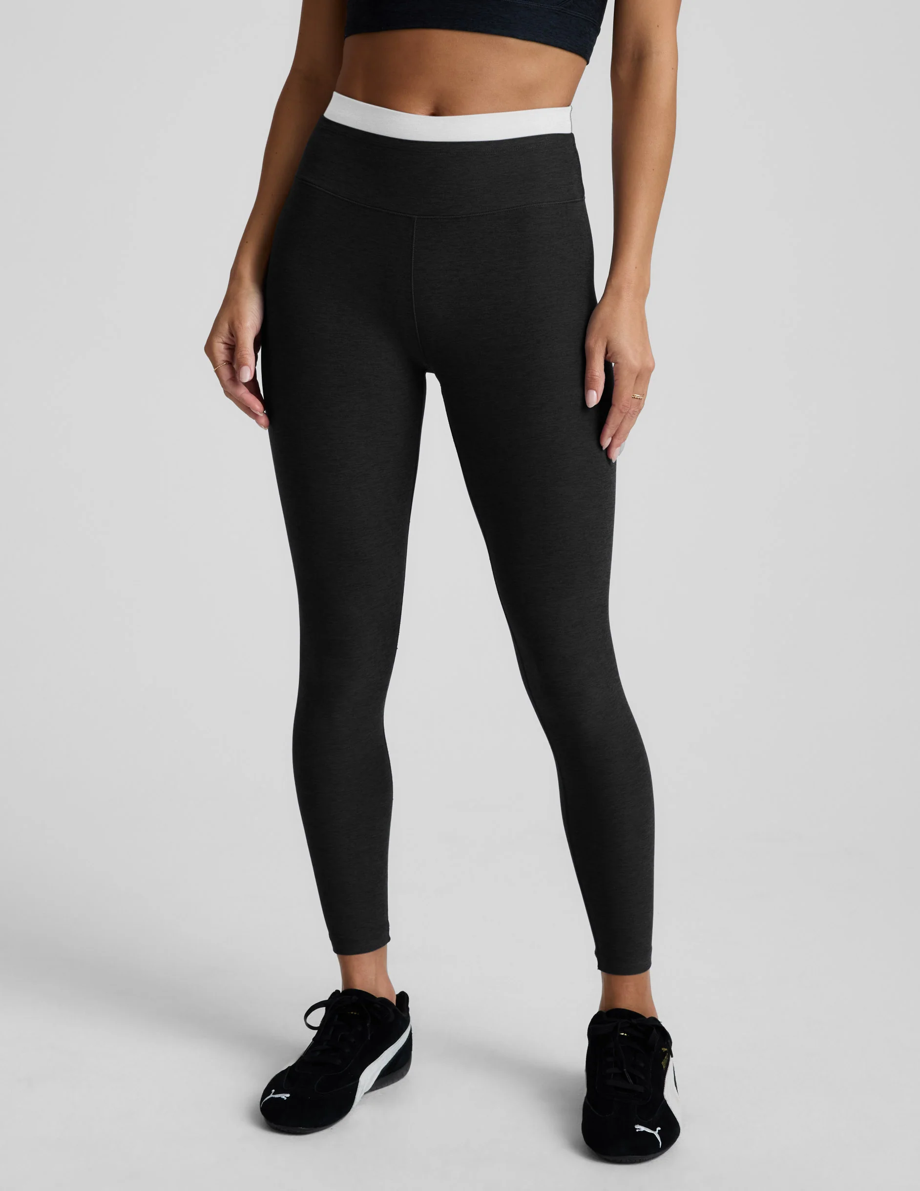 Spacedye™ Layered High Waisted Midi Legging - Image 2