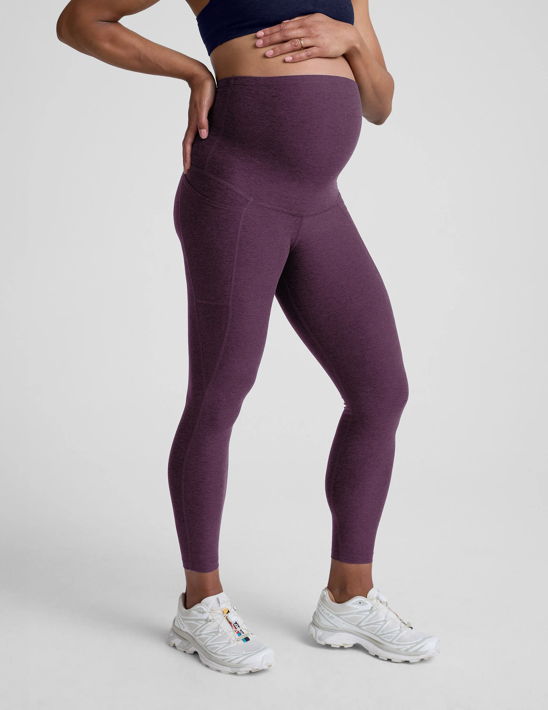 Spacedye™ Love the Bump Maternity Pocket Midi Legging - Image 2