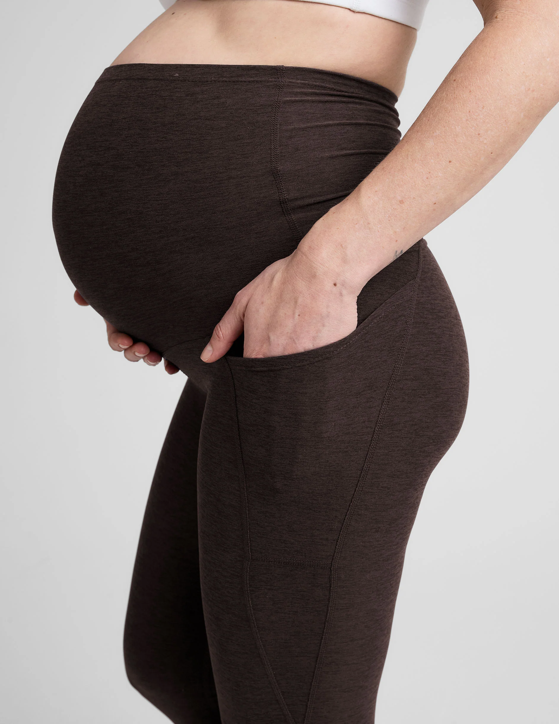 Spacedye™ Love the Bump Maternity Pocket Midi Legging - Image 5