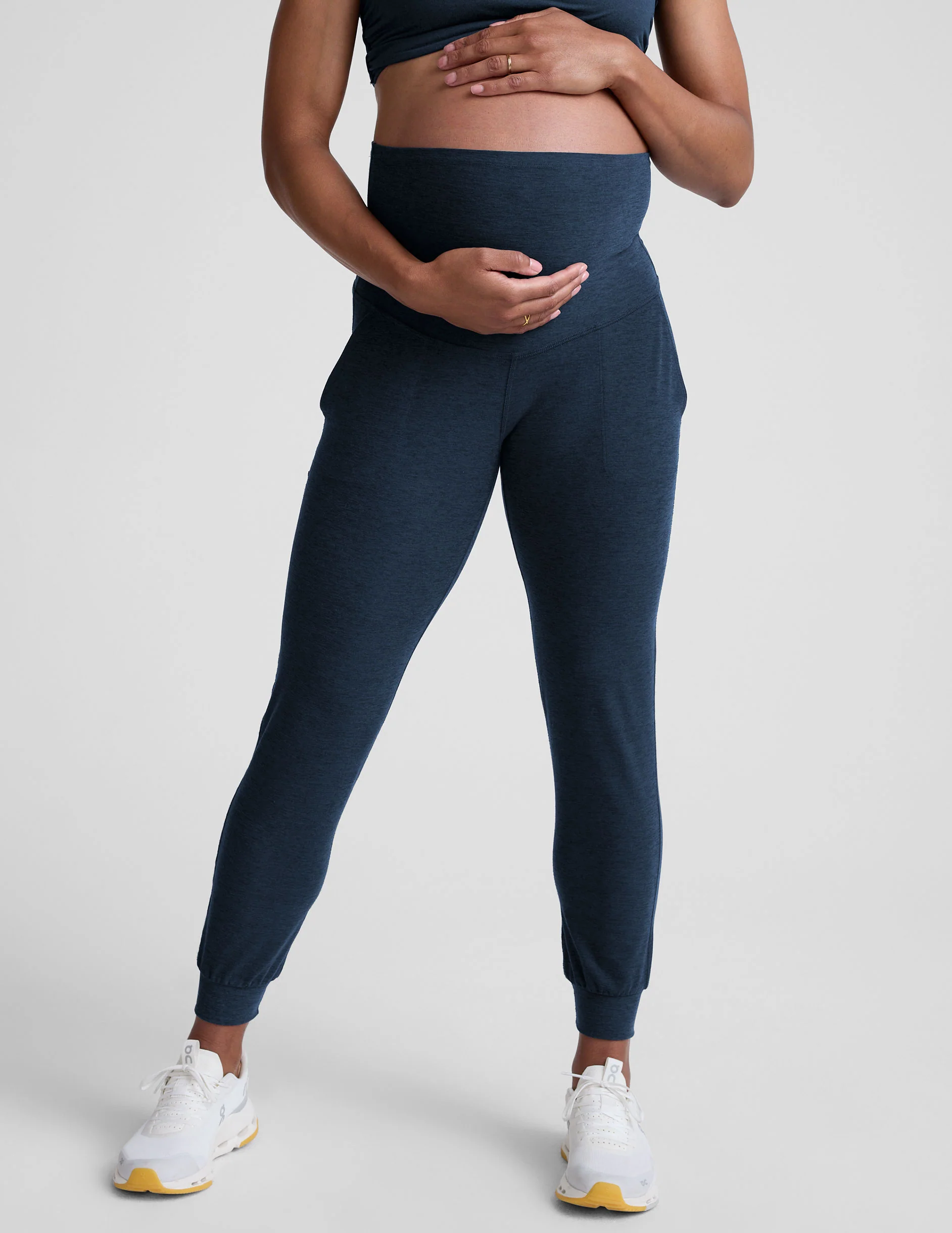 Spacedye™ Beyond the Bump Maternity Midi Jogger - Image 3