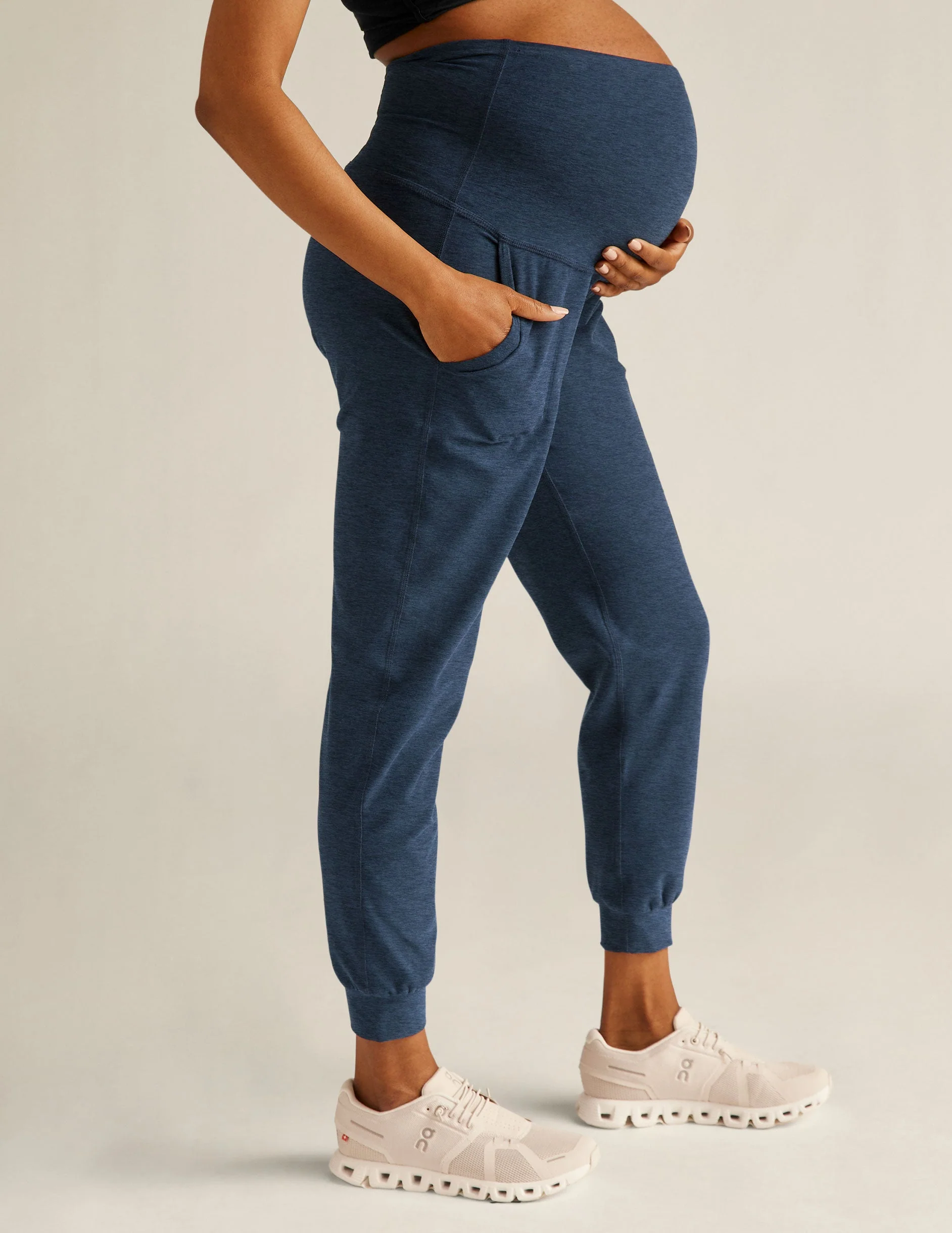 Spacedye™ Beyond the Bump Maternity Midi Jogger - Image 6