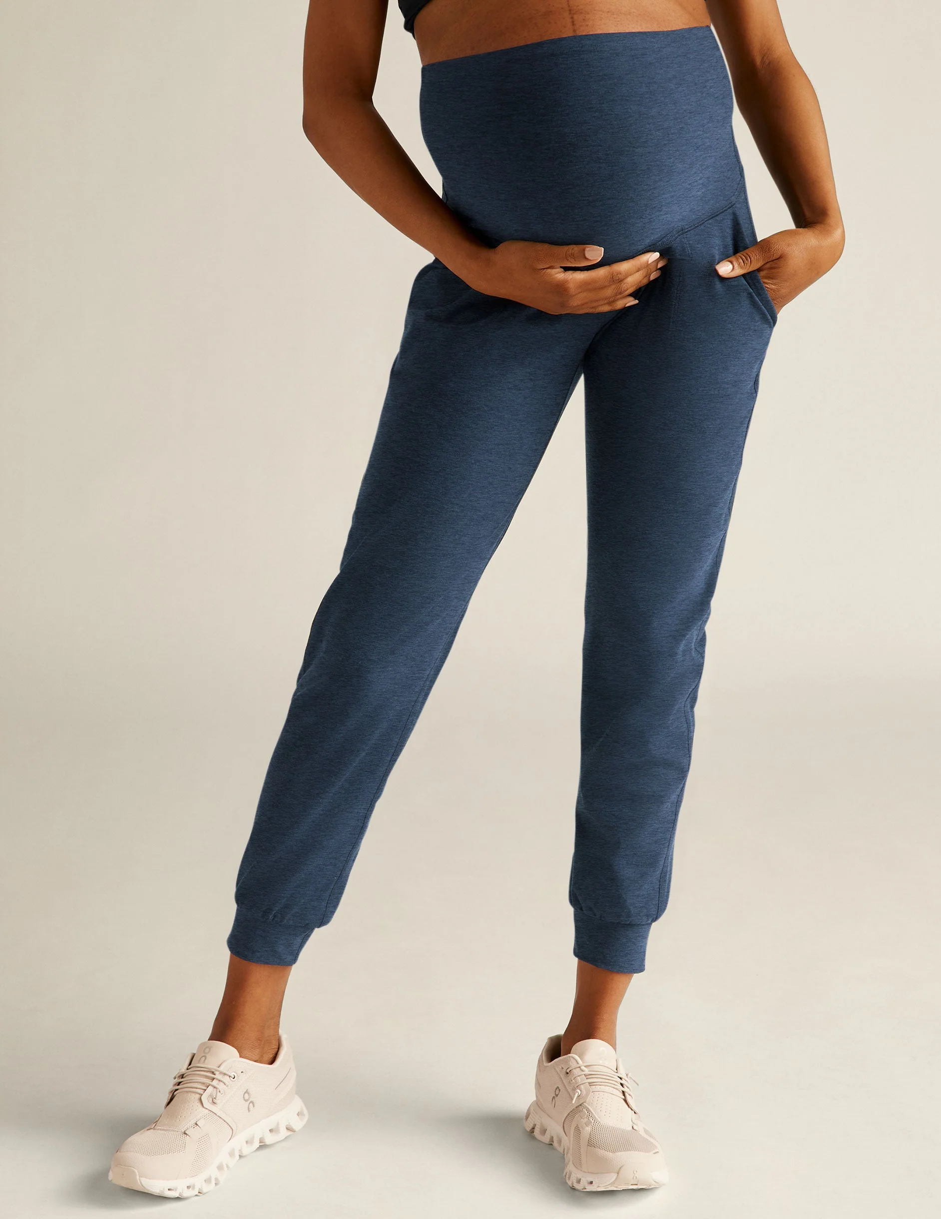 Spacedye™ Beyond the Bump Maternity Midi Jogger - Image 7
