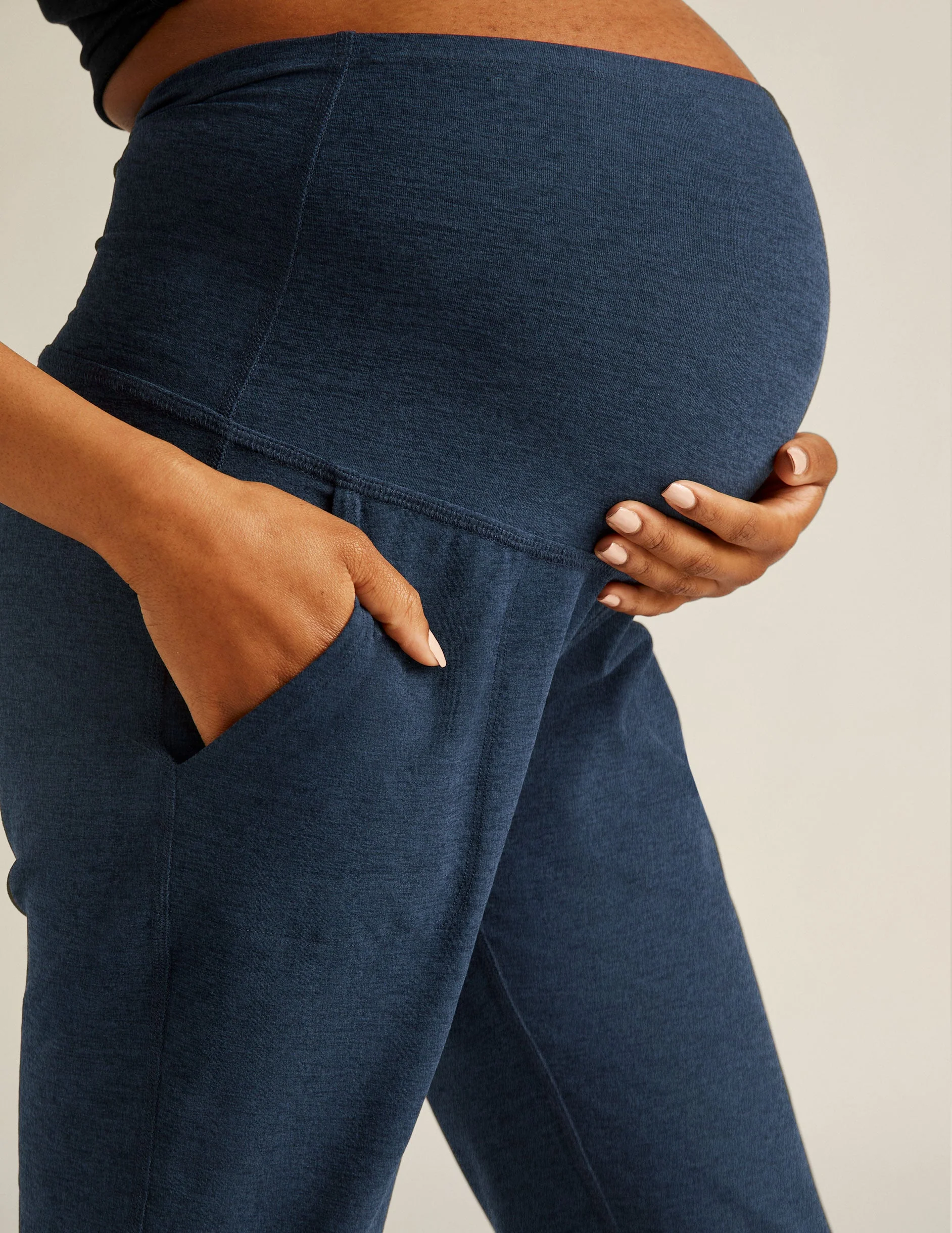 Spacedye™ Beyond the Bump Maternity Midi Jogger - Image 9