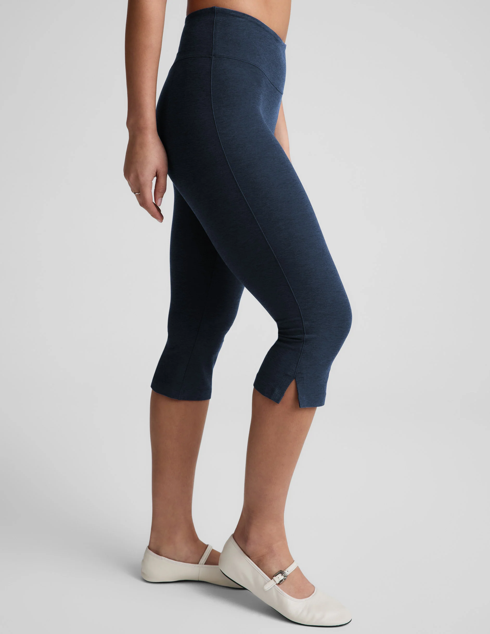 Spacedye™ Mid-Rise Slit Pedal Pusher Legging - Image 4