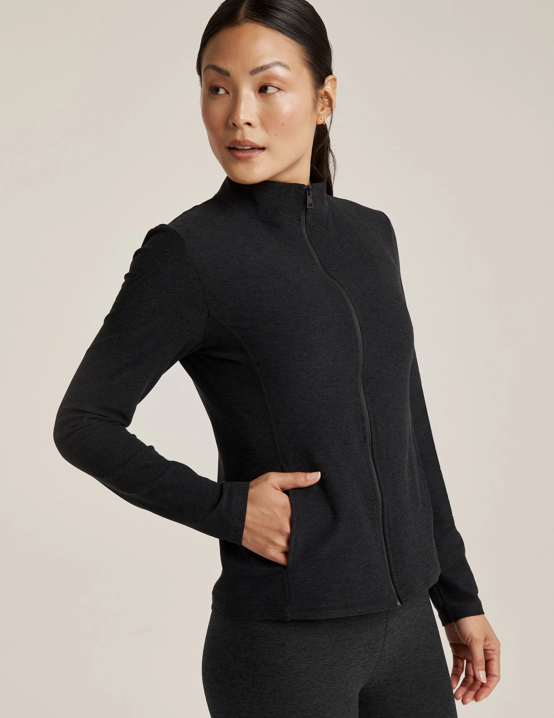 Spacedye™ On The Go Mock Neck Jacket - Image 3