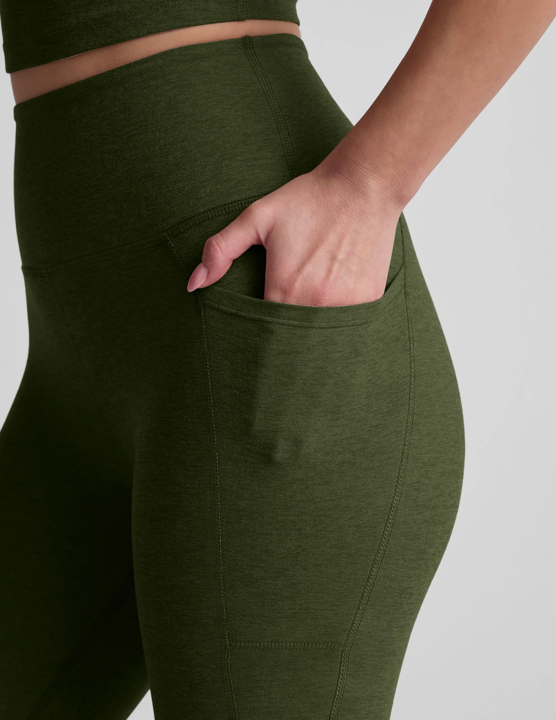 Spacedye™ Out Of Pocket High Waisted Capri Legging - Image 5