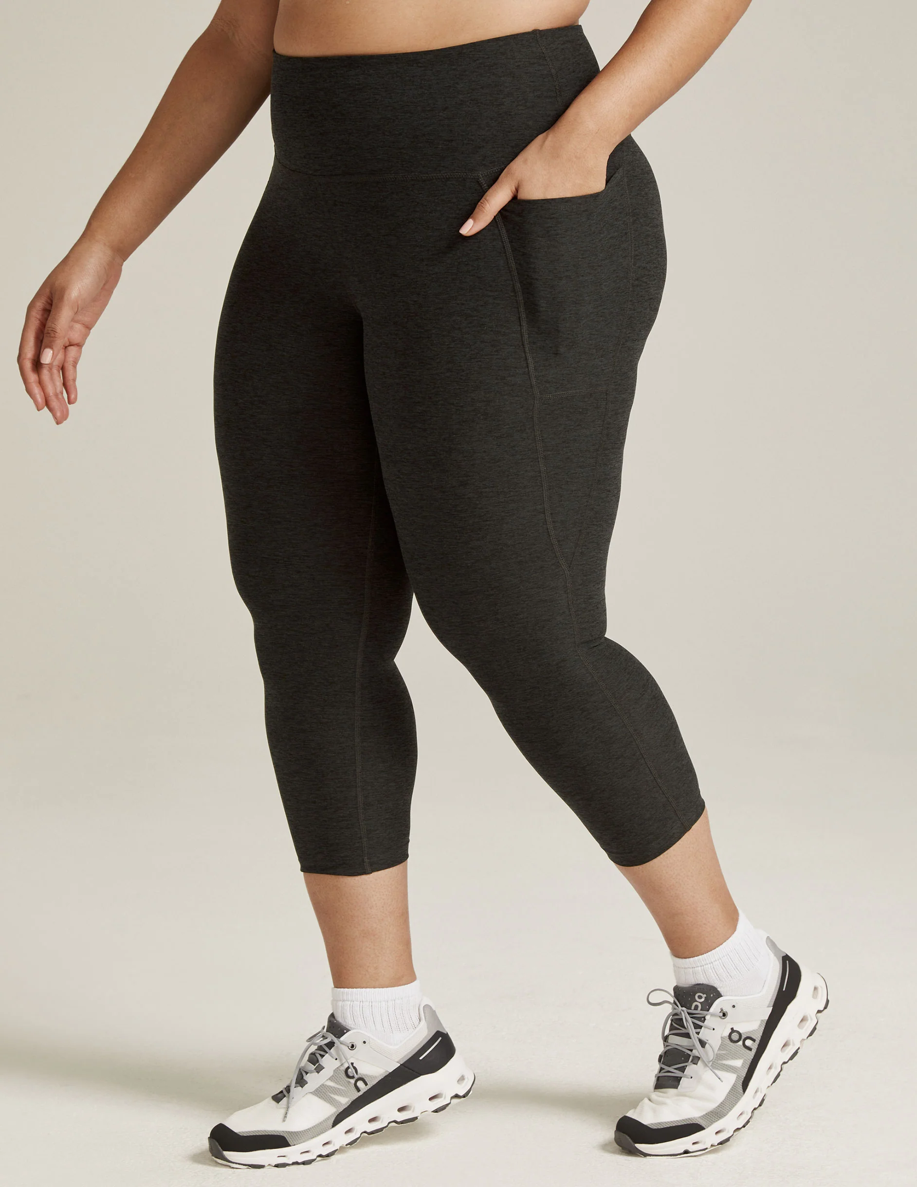 Spacedye™ Out Of Pocket High Waisted Capri Legging - Image 6