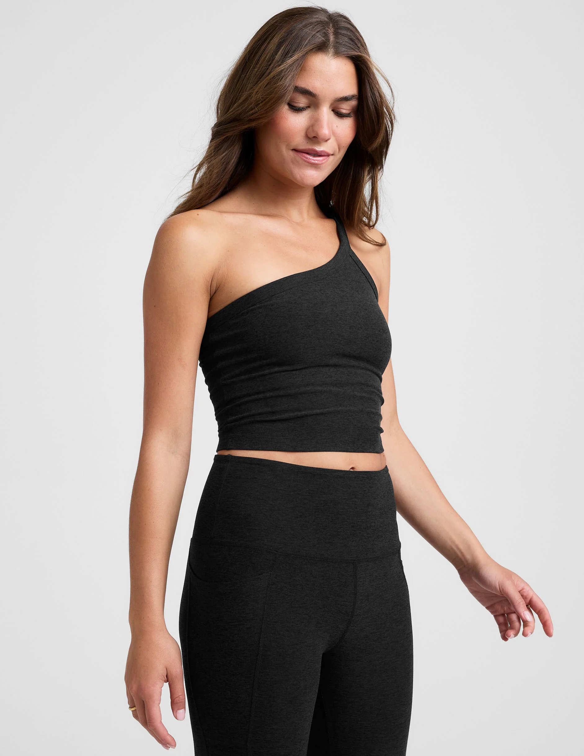 Spacedye™ Outset One Shoulder Cropped Tank - Image 3