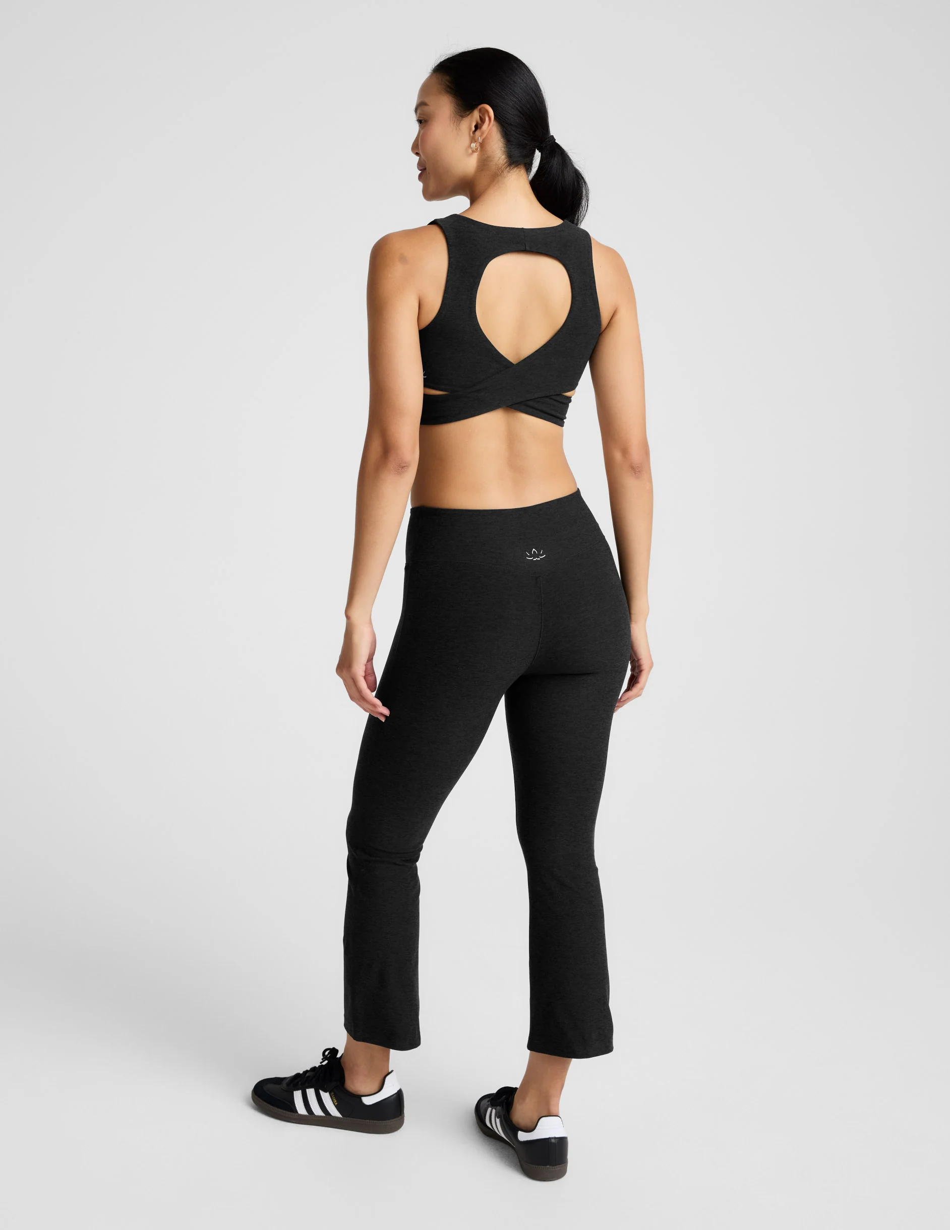 Spacedye™ Pintuck Kick Flare High Waisted Pant - Image 4