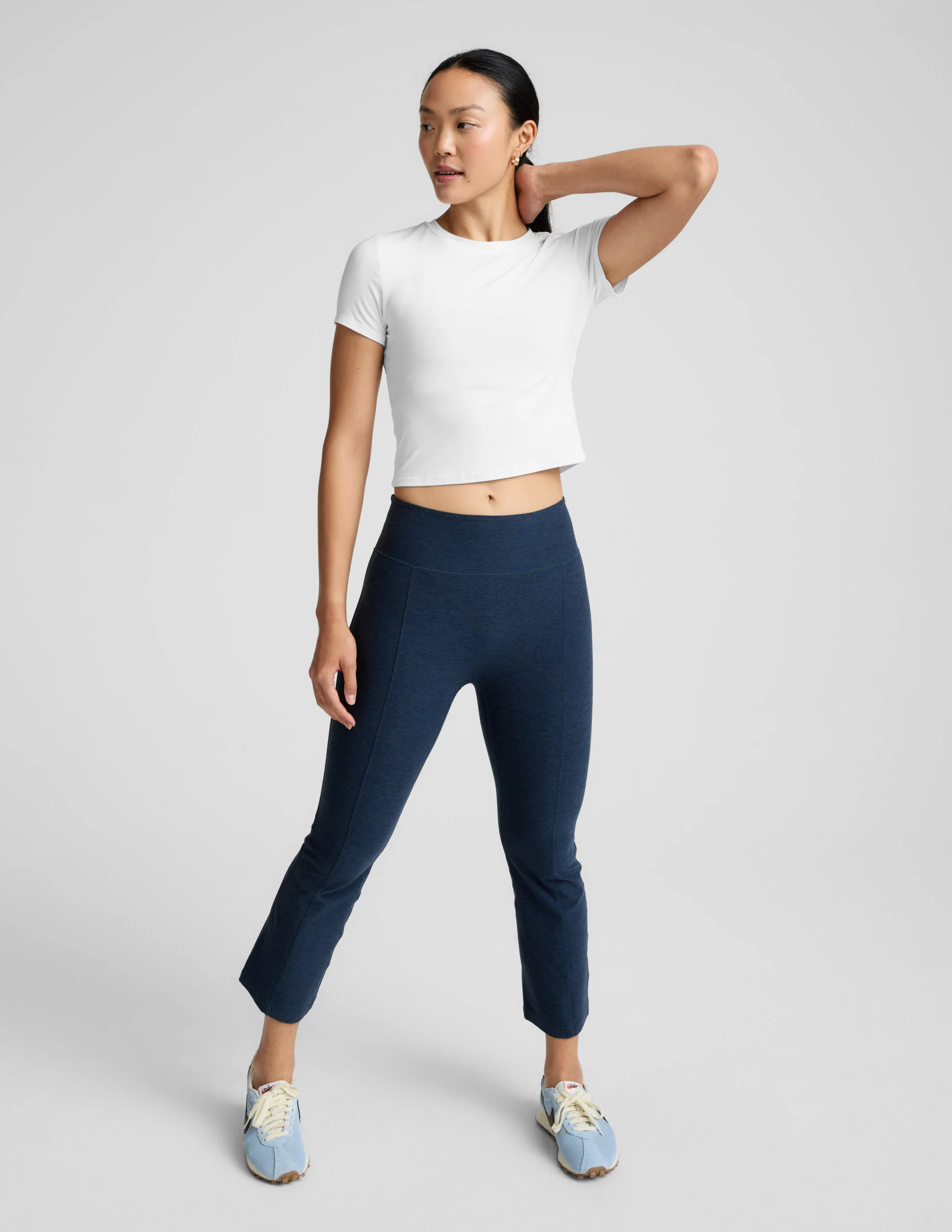 Spacedye™ Pintuck Kick Flare High Waisted Pant - Image 2