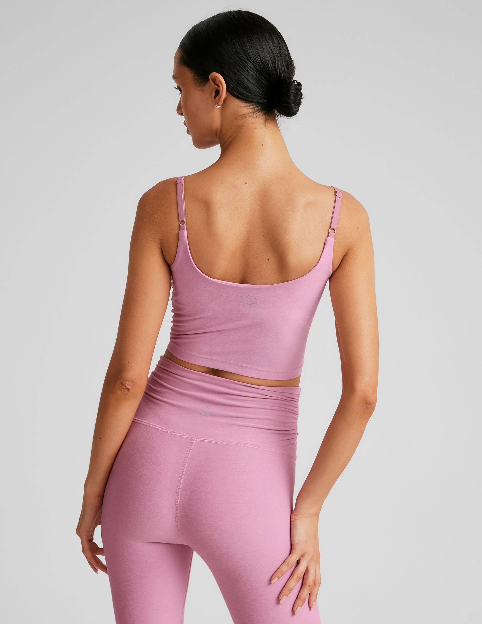 Spacedye™ Raise The Barre Shirred Cropped Tank - Image 4