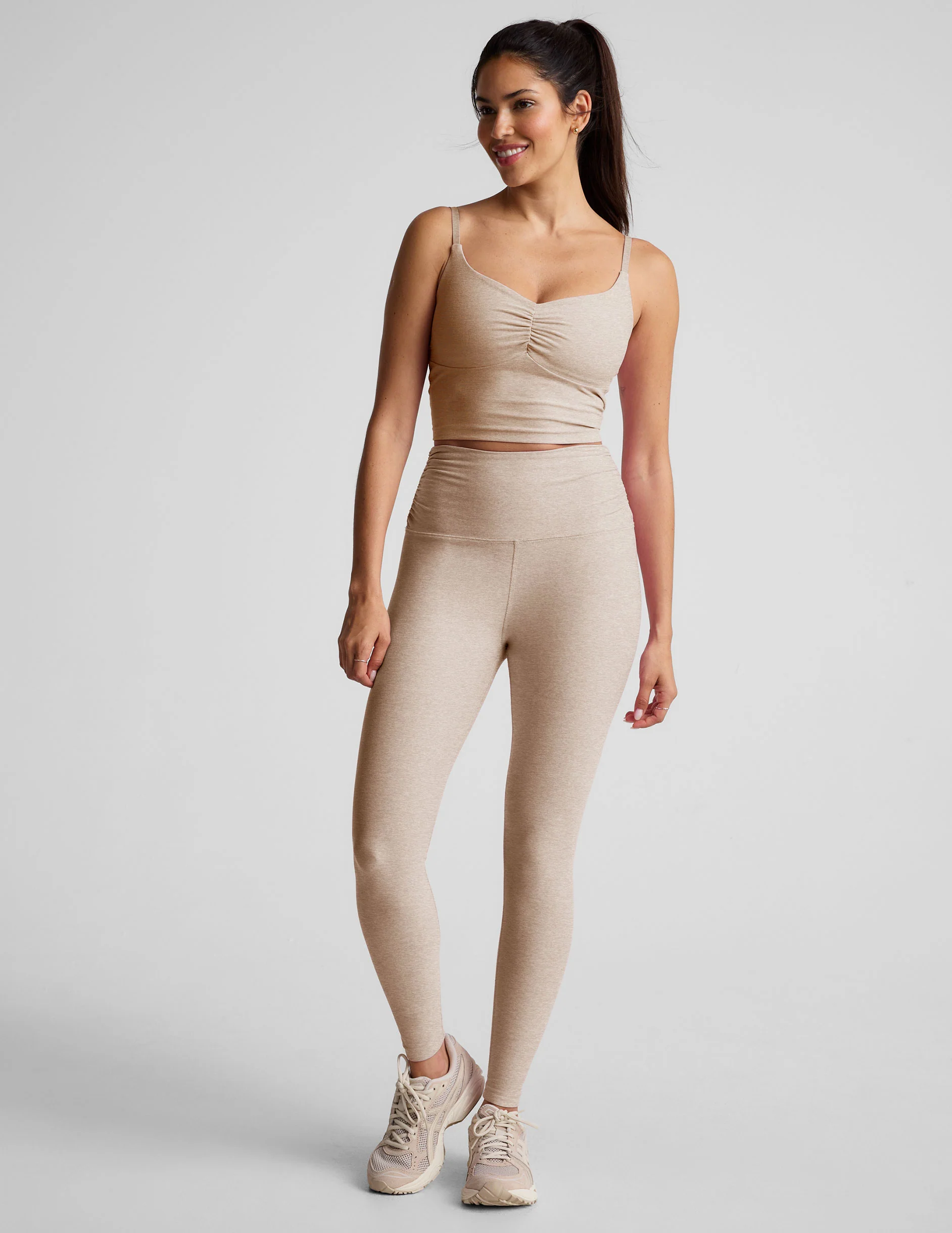 Spacedye™ Raise The Barre Shirred Cropped Tank - Image 5