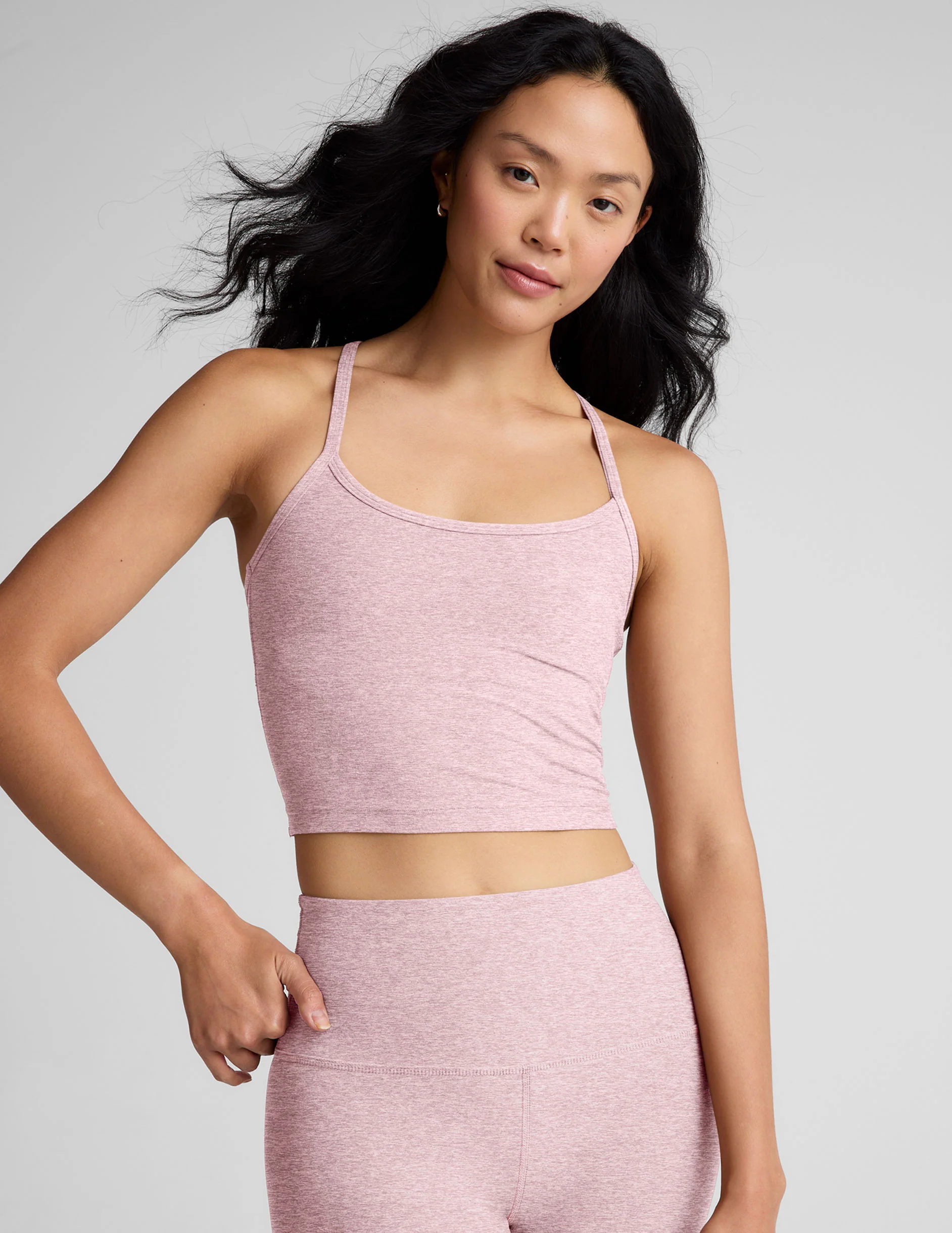Spacedye™ Slim Racerback Cropped Tank - Image 2