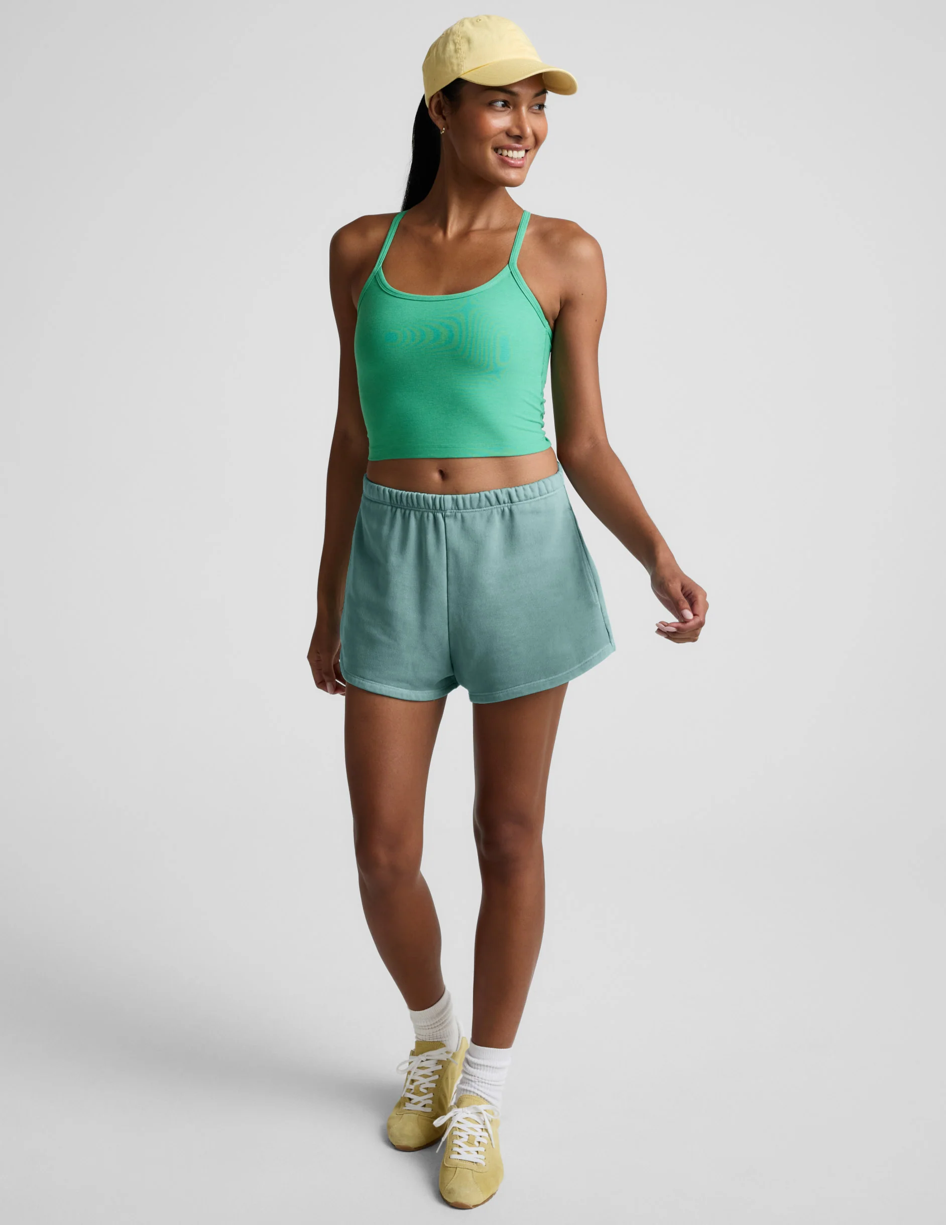 Spacedye™ Slim Racerback Cropped Tank - Image 3