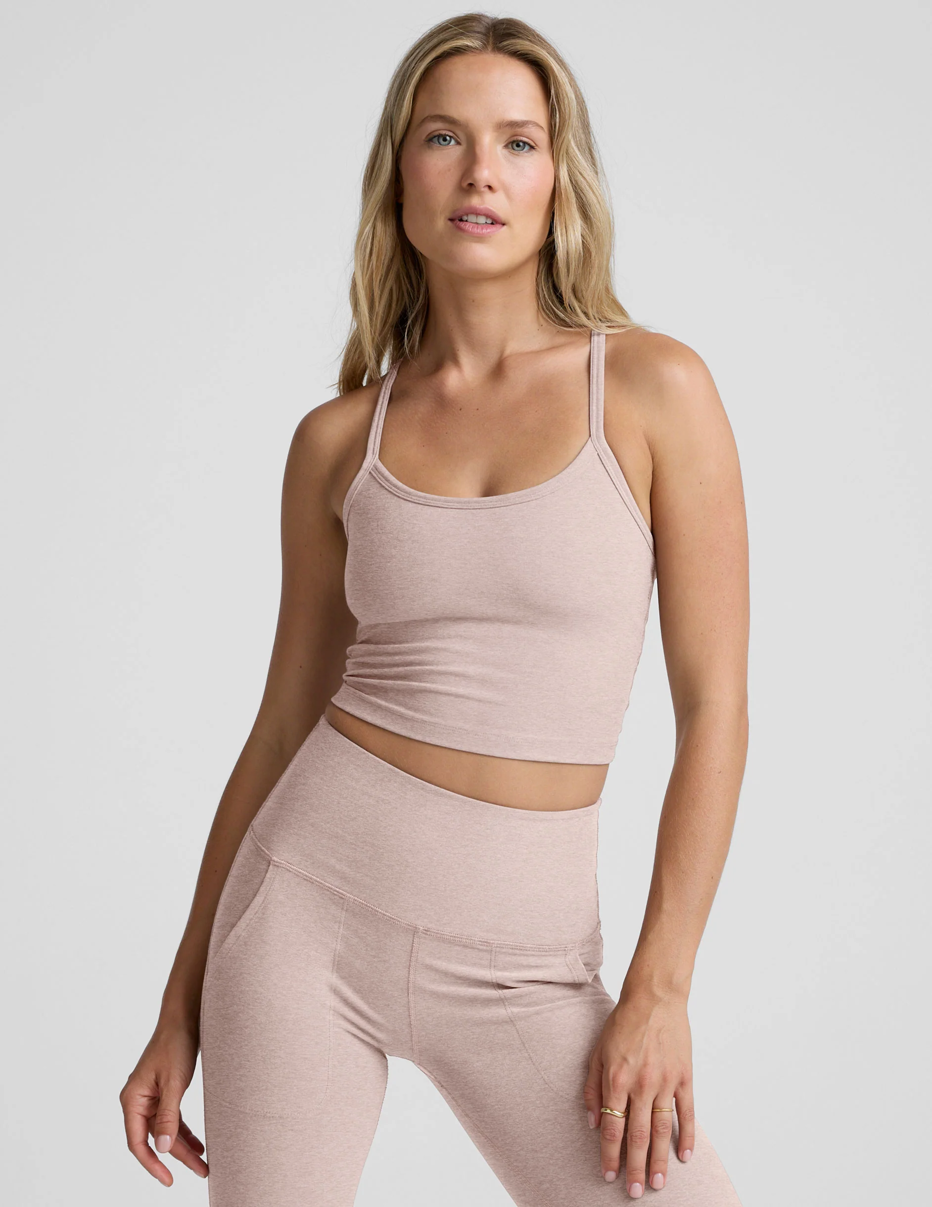 Spacedye™ Slim Racerback Cropped Tank - Image 3